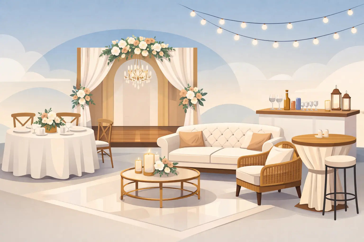 Best Wedding Reception Furniture for Rental Fleets