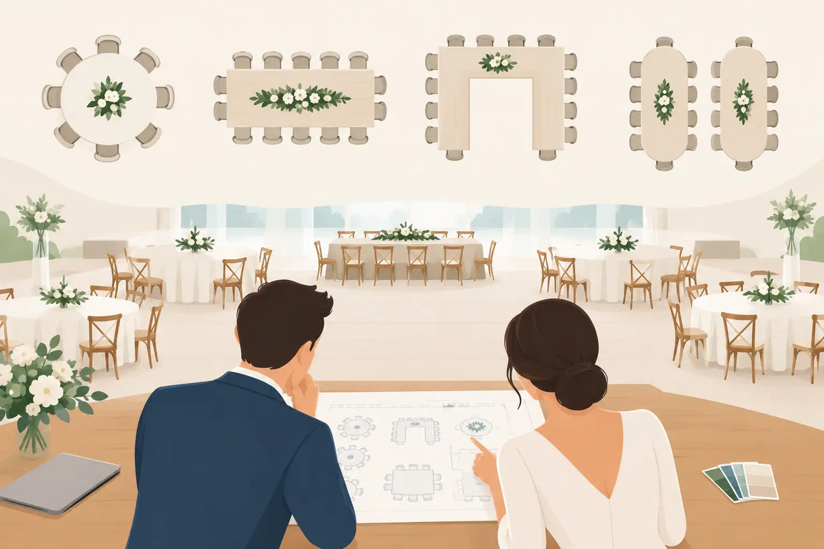 Choosing Wedding Table Shapes for Better Layouts