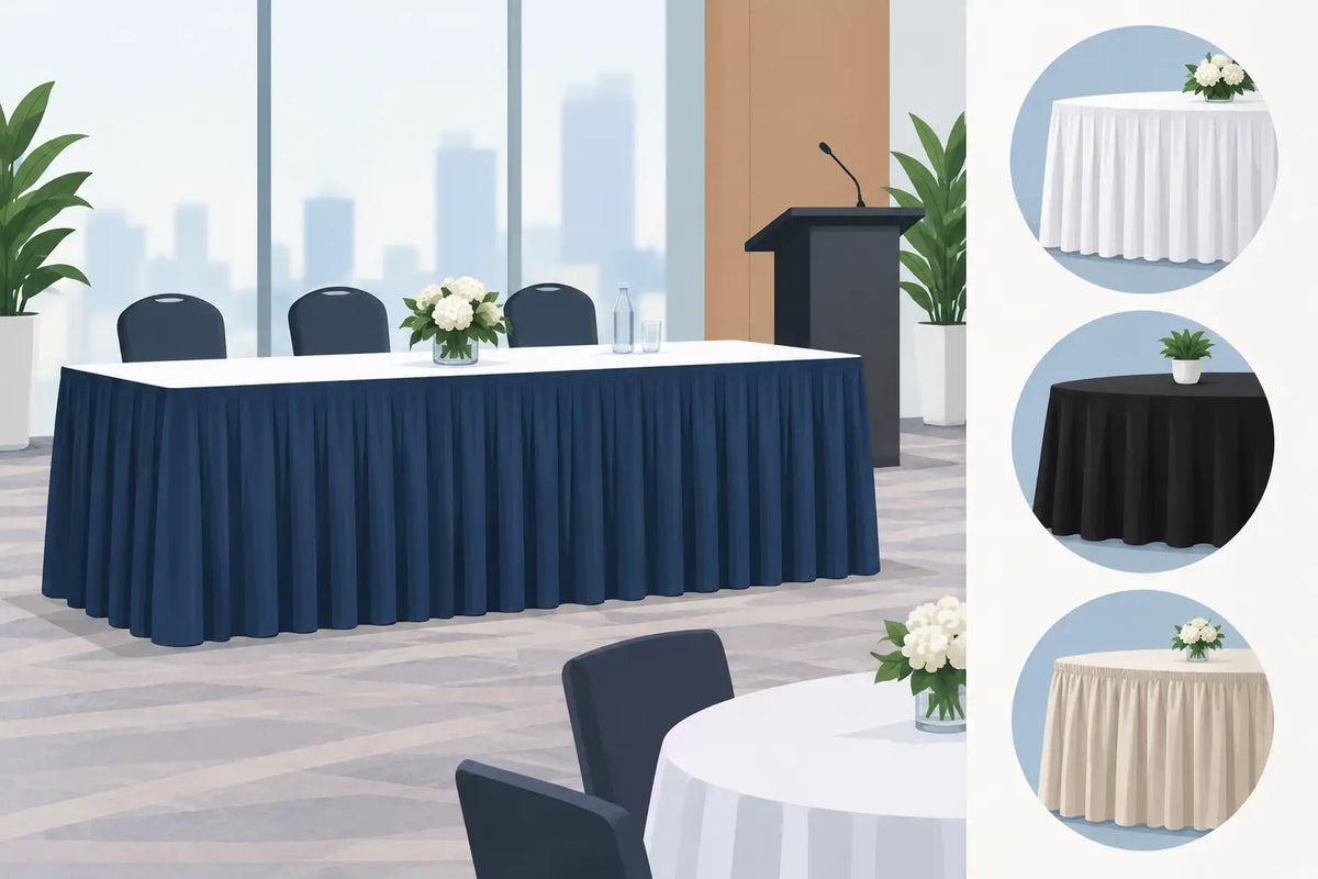 Choosing Table Skirts for Professional Events