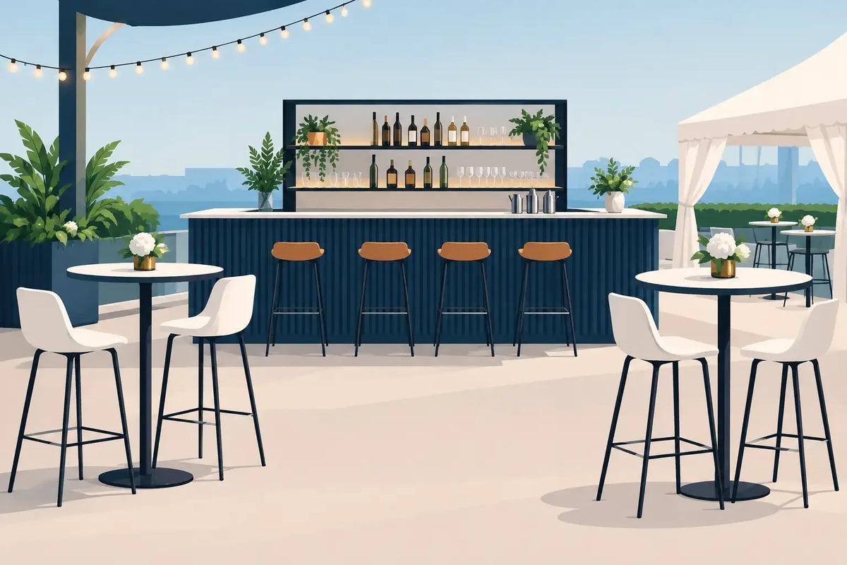 Commercial Bar Furniture Guide for Event Pros