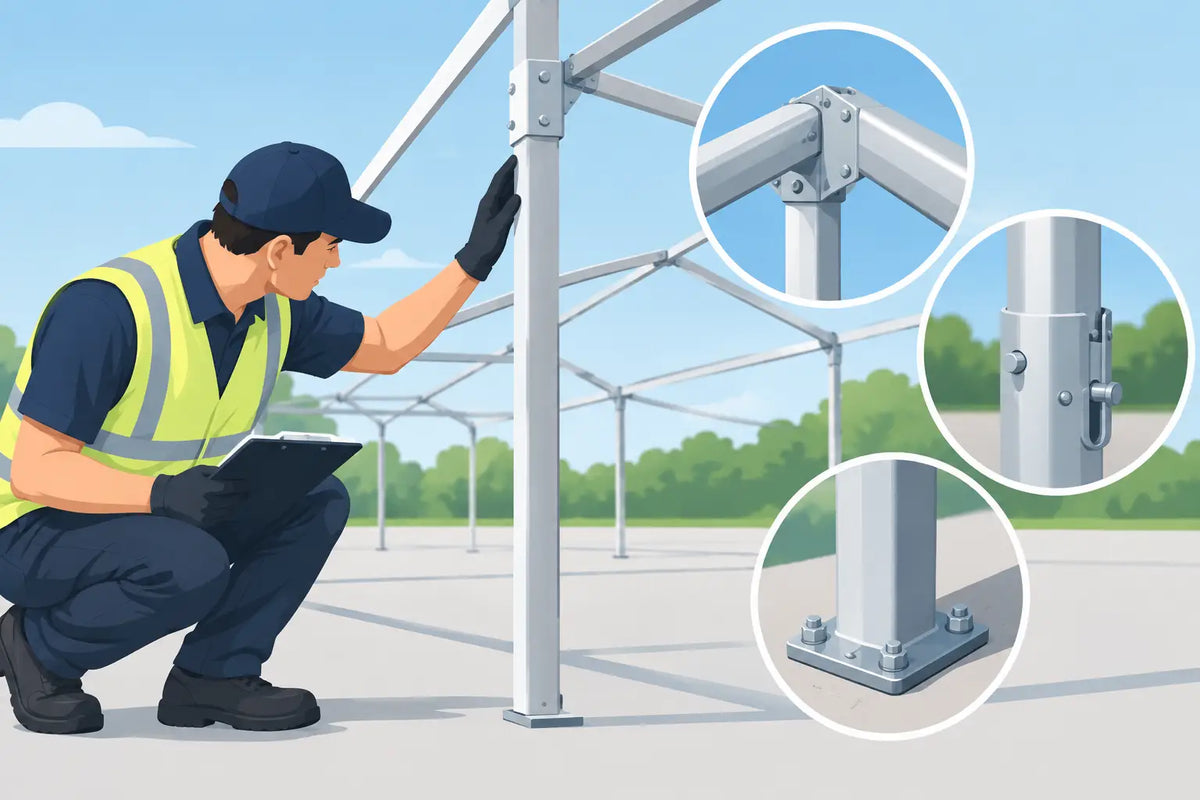 How to Inspect Tent Frame Joints Before Setup
