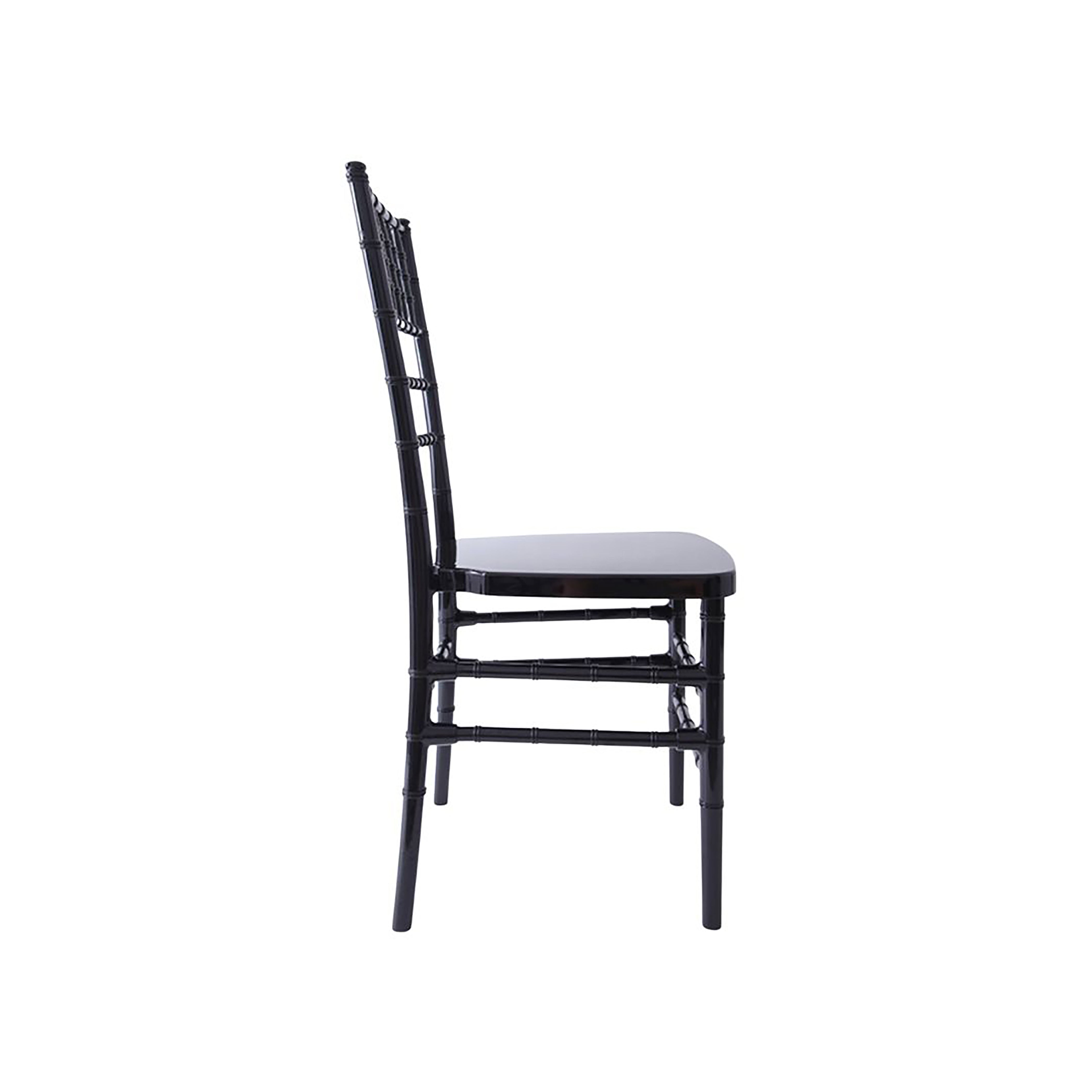 Chair, Chiavari Black Resin