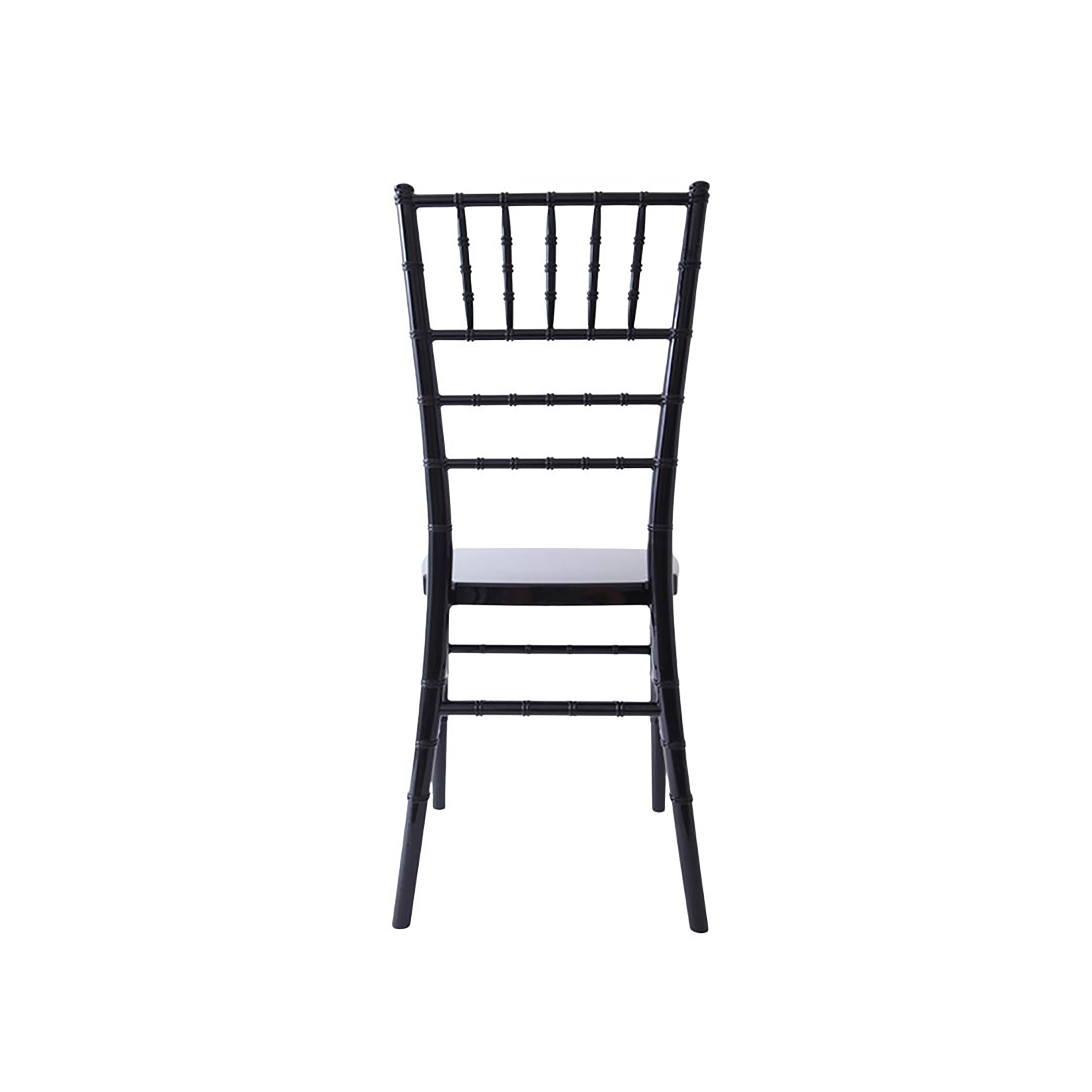 Chair, Chiavari Black Resin