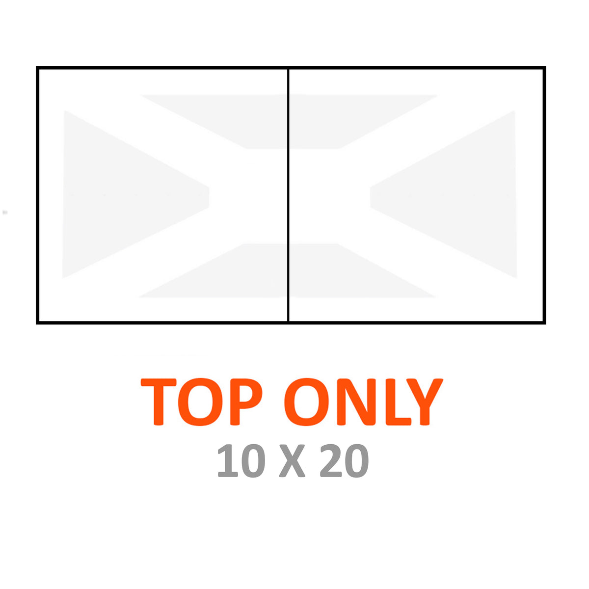 TOP, MARQUEE 10' X 20' CLEAR