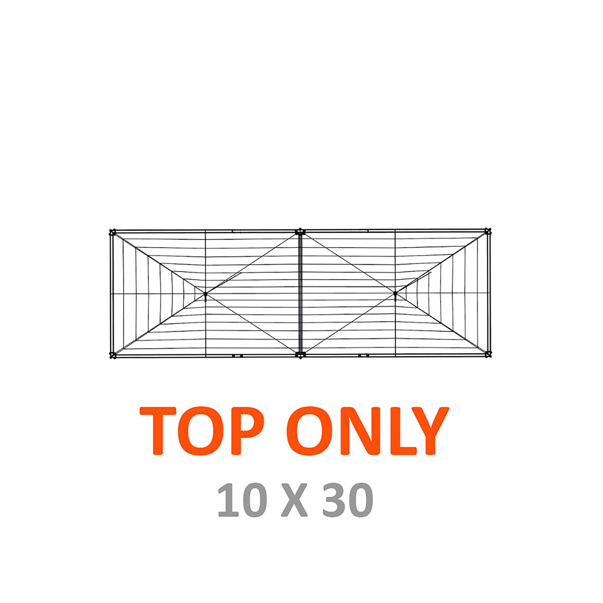 TOP, MARQUEE 10' X 30' Herculite