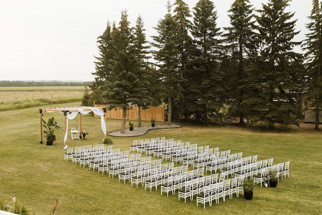 Chair, Chiavari White Resin