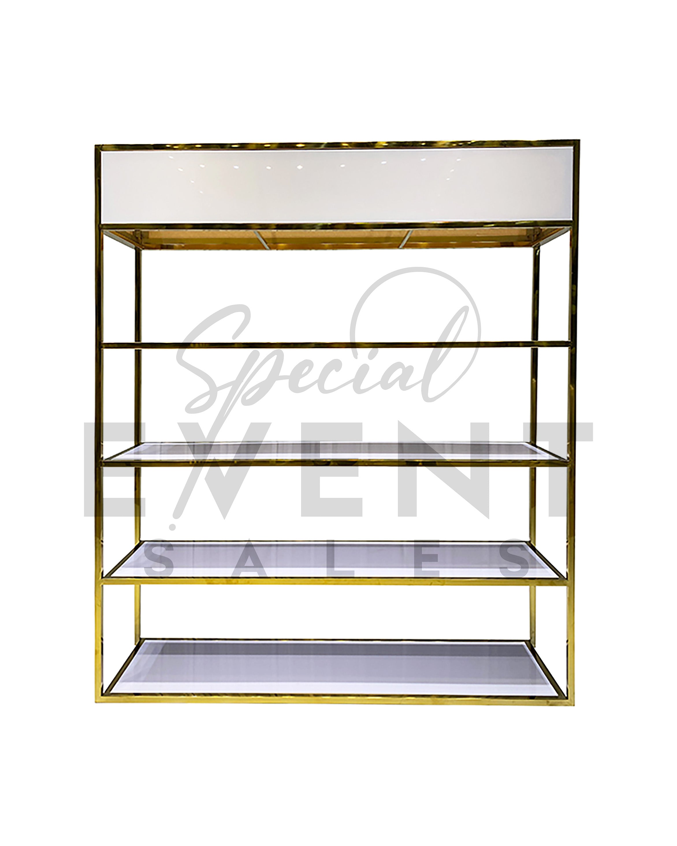 Fenix Rectangle Gold Shelf