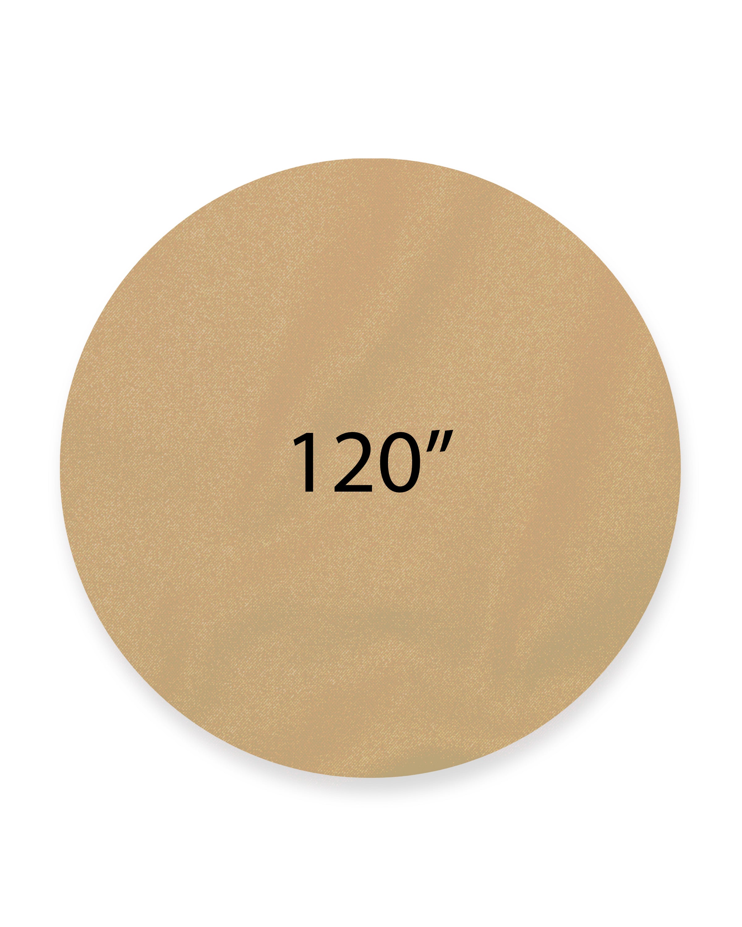 Tablecloth 120" Round Gold Majestic