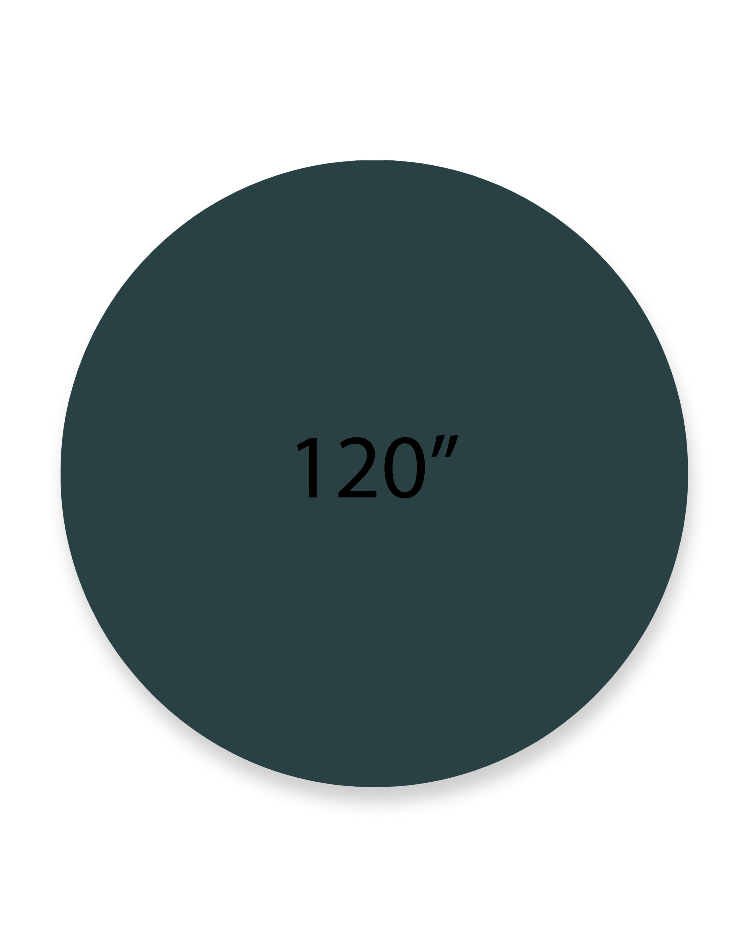 Tablecloth 120" Round Hunter Green Standard