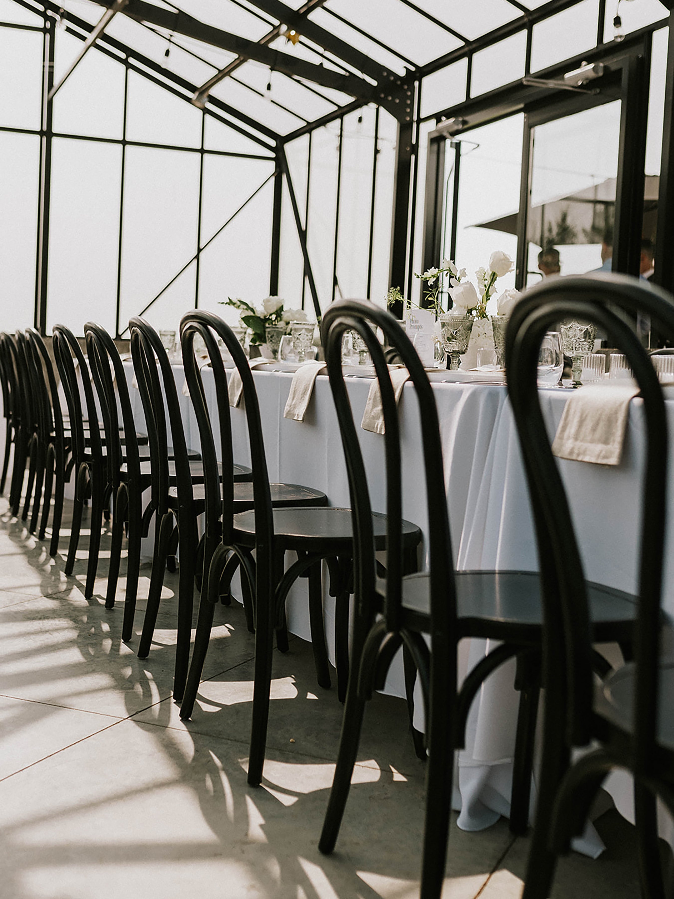 Chair, Bentwood Black Assembled