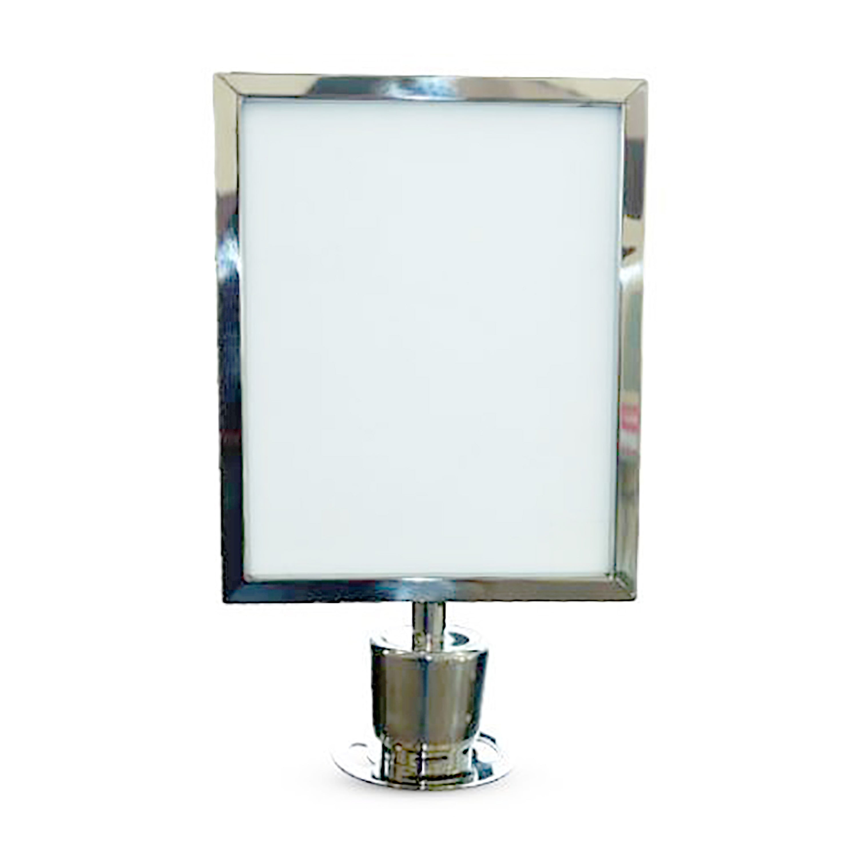 Sign Holder For Rope Stanchion