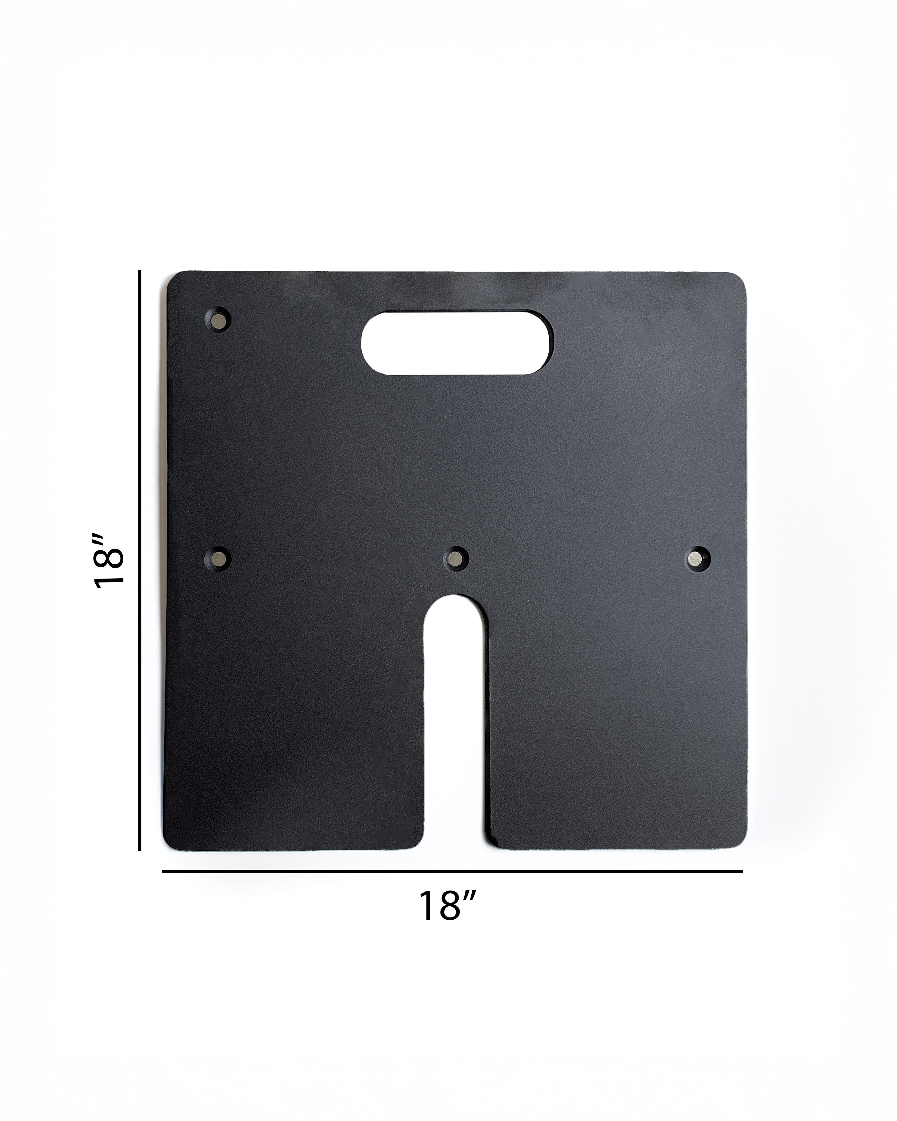 Baseplate, 18" X 18" Black