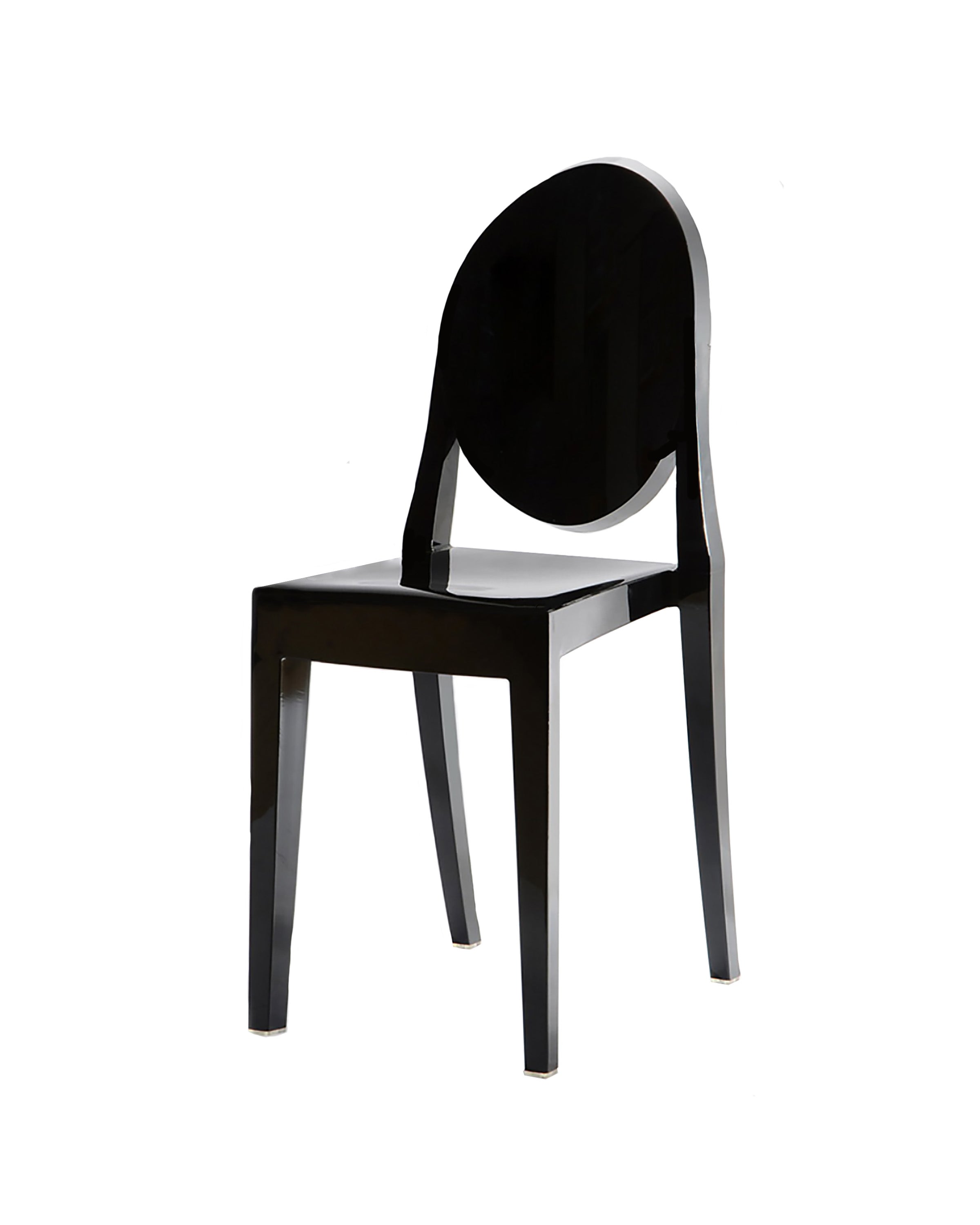black ghost resin chair. Canadian event decor.