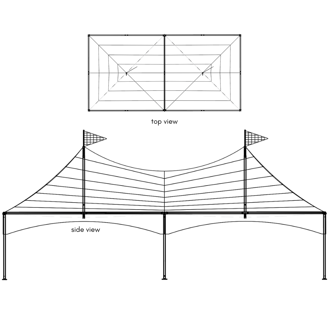 Marquee Tent, 20' x 40'