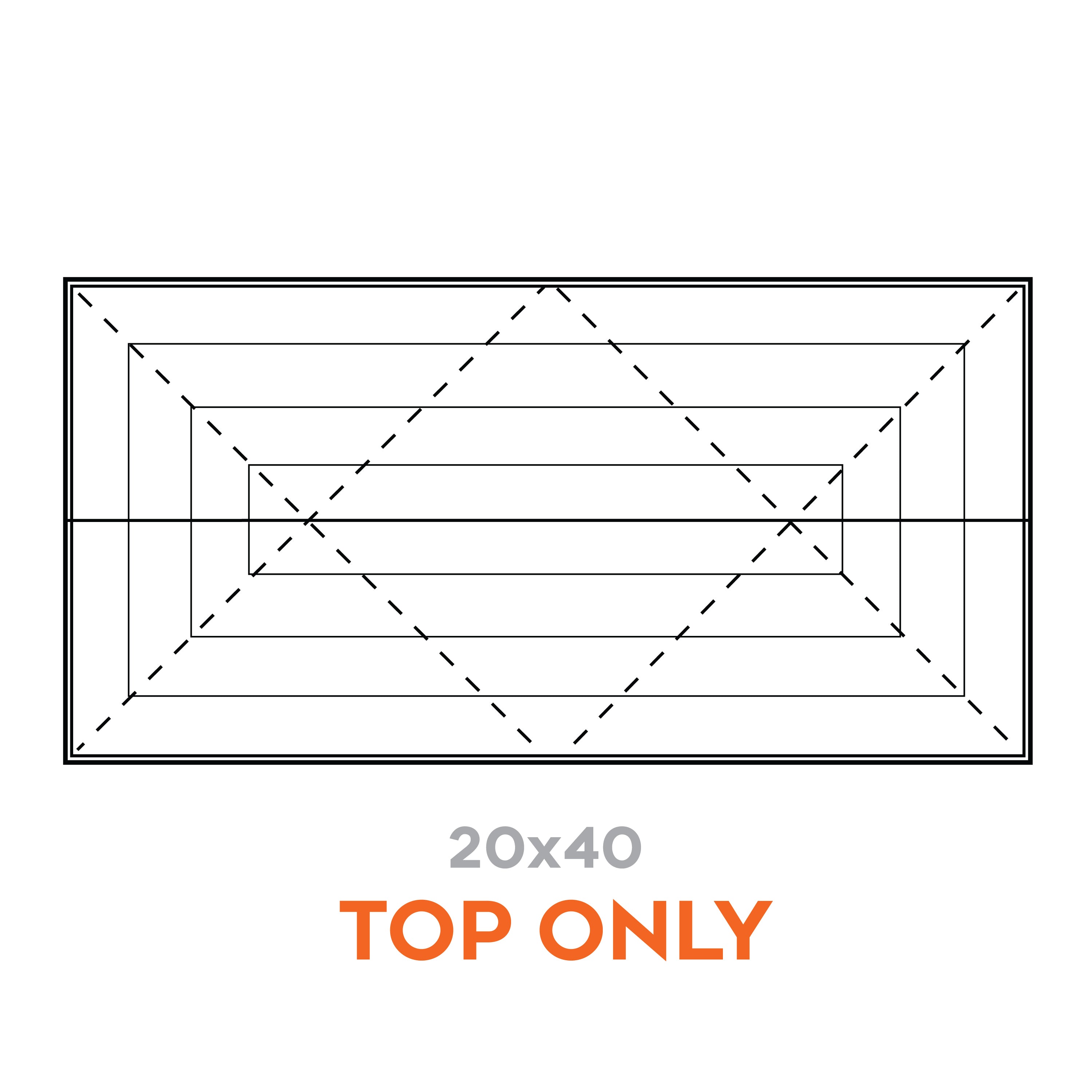 TOP, MARQUEE 20' X 40'