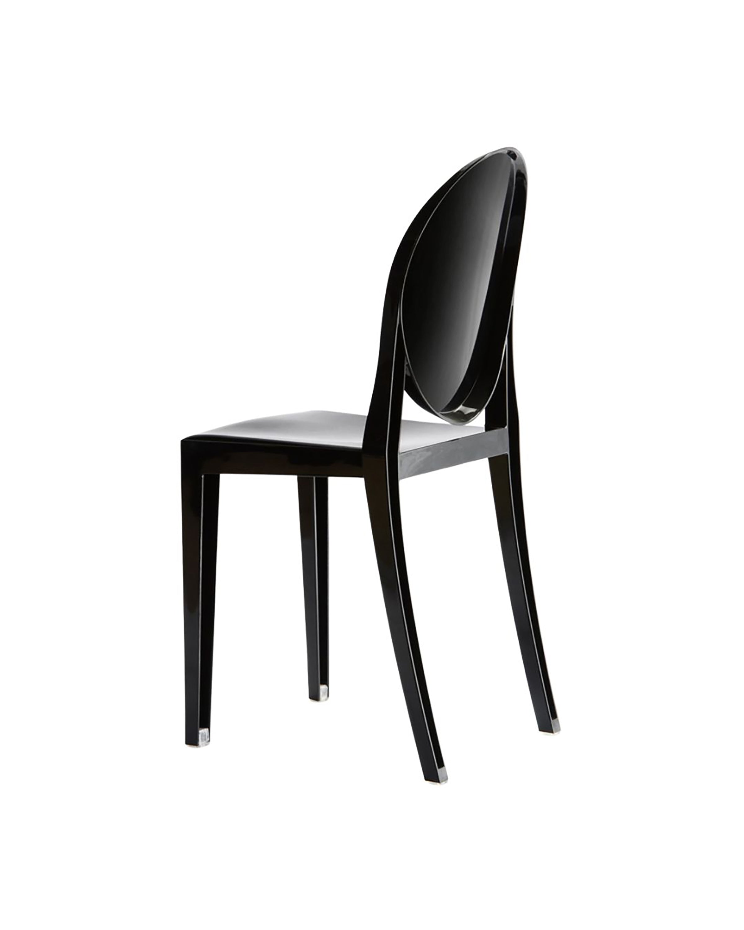 Chair, Ghost Black Without Arms