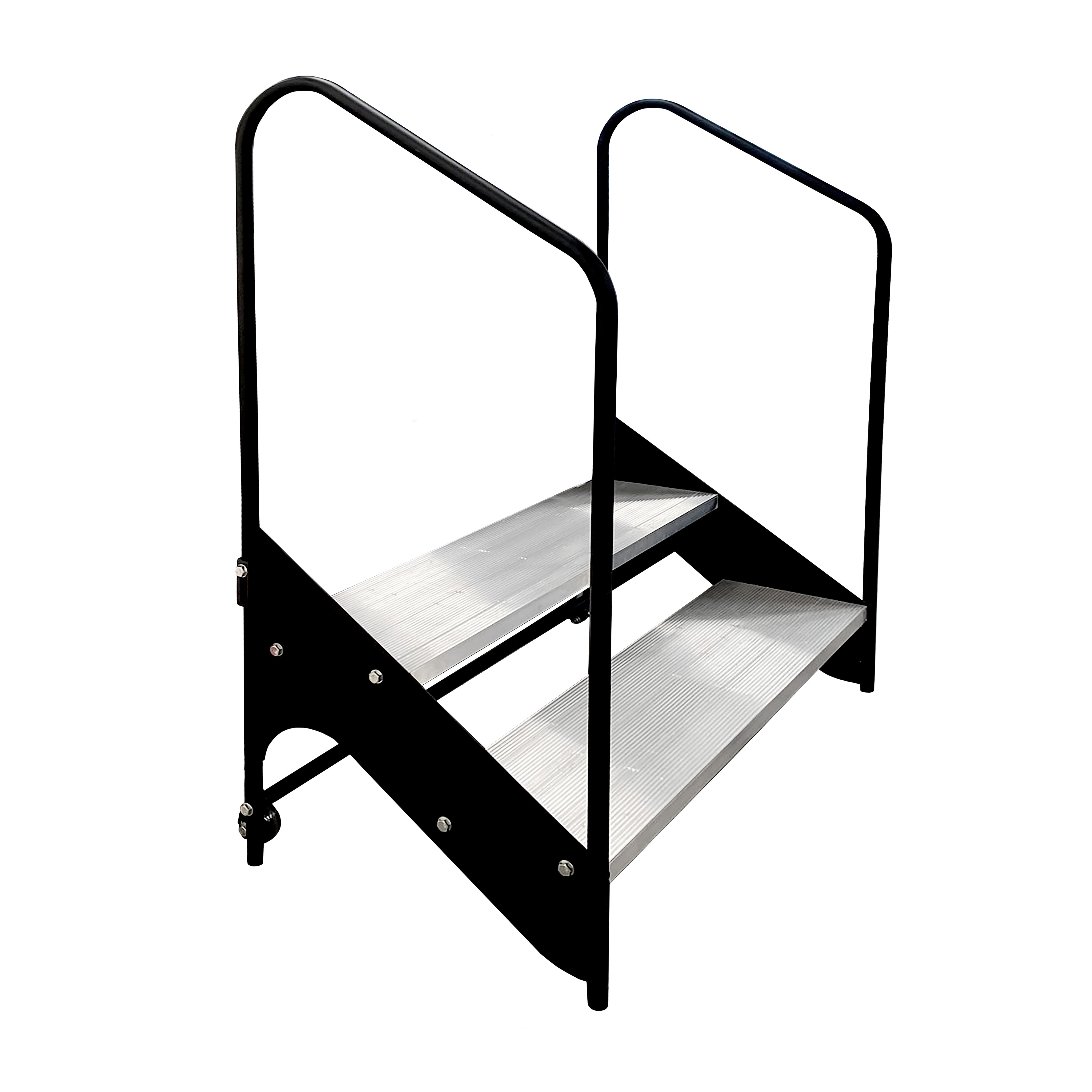 Stage Stairs 16"-24" 2 Step Fixed
