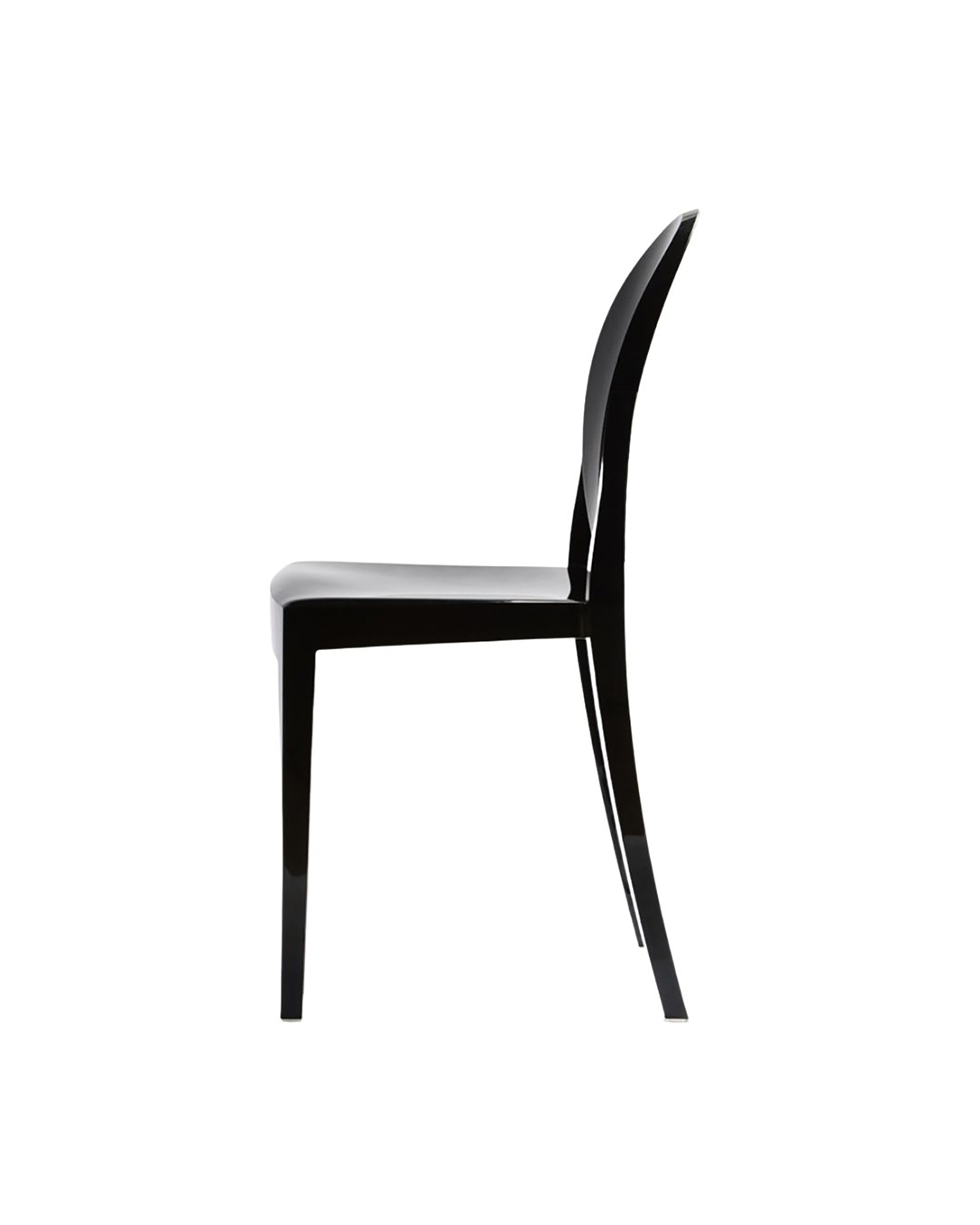 Chair, Ghost Black Without Arms