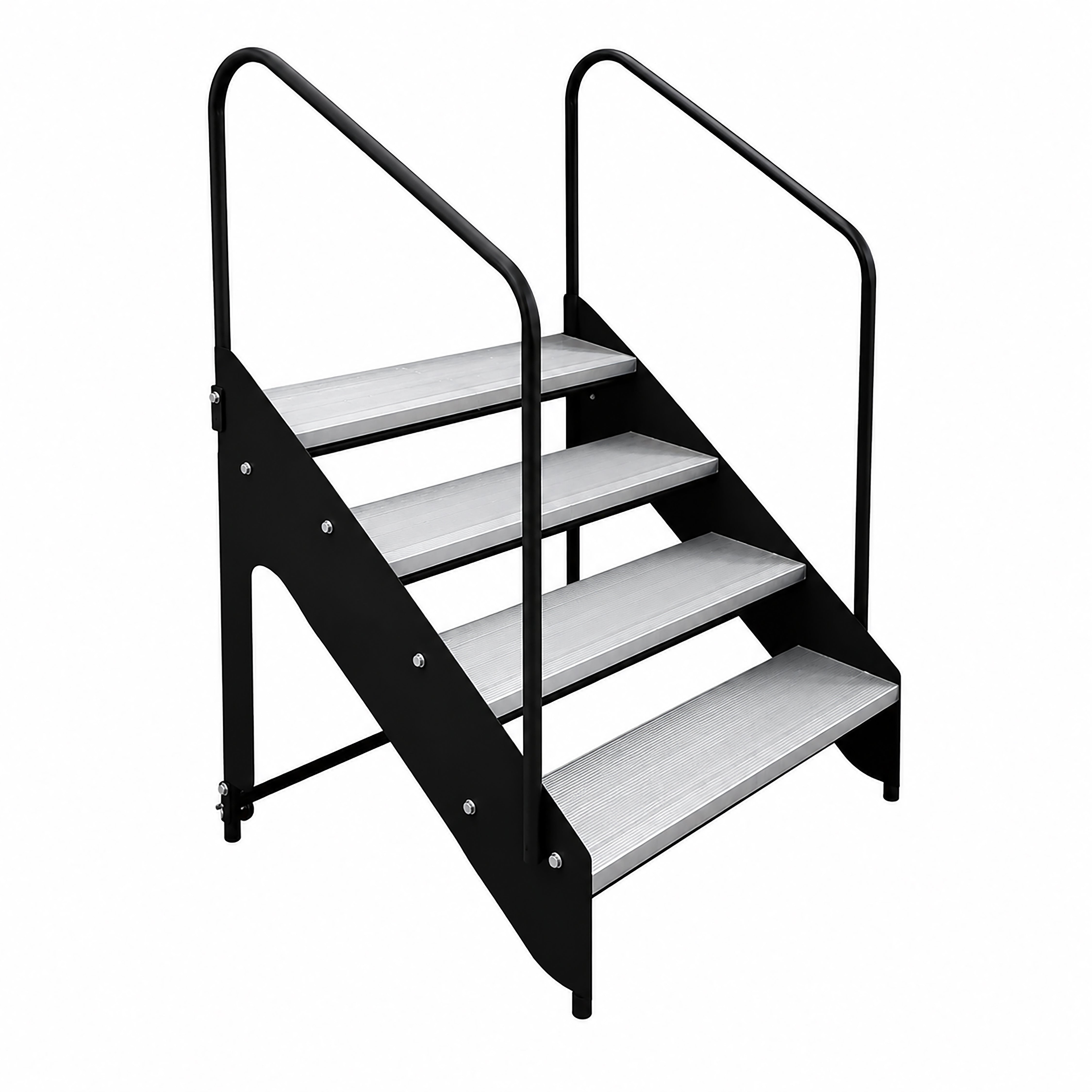Stage Stairs 32"- 40" 4 Step Fixed