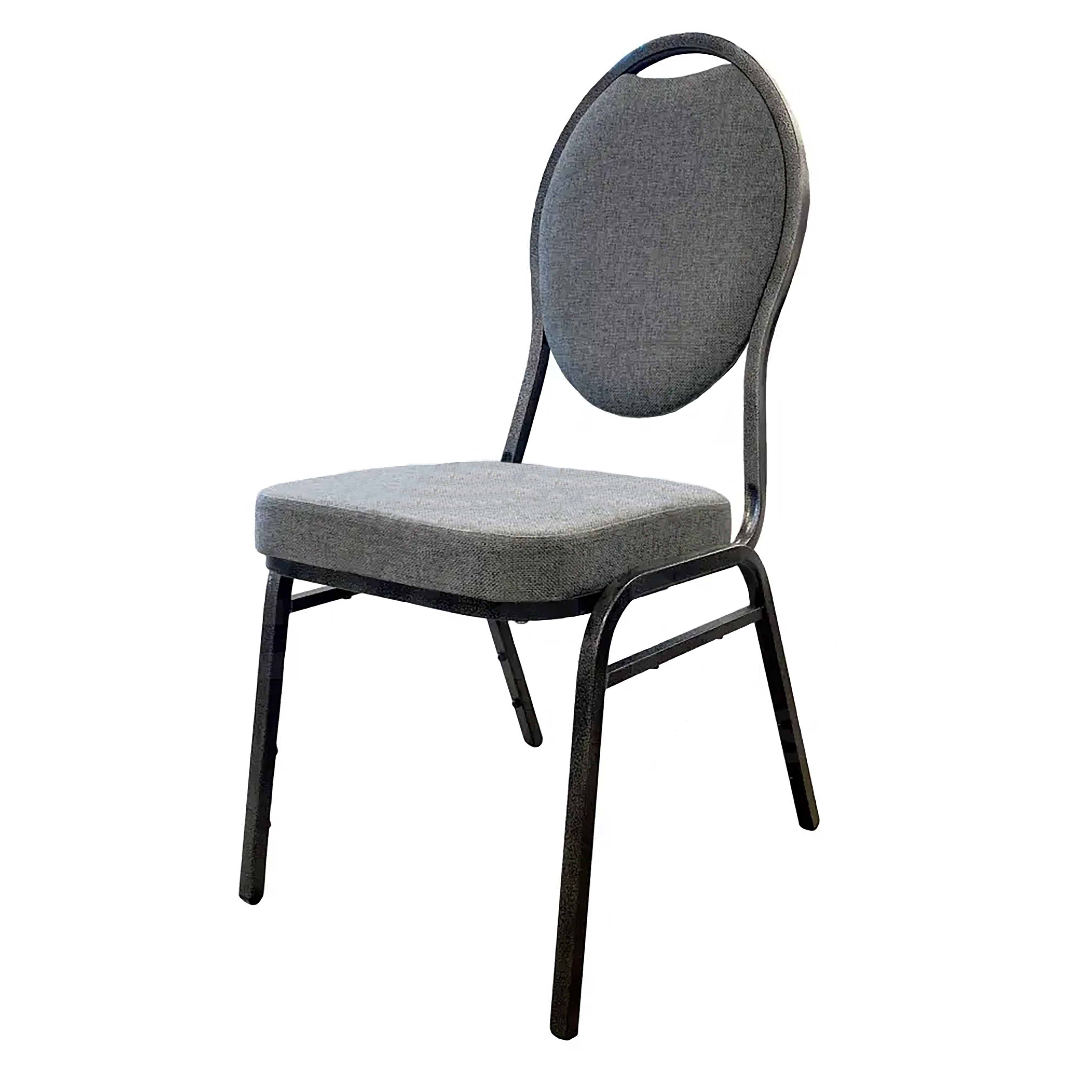 Chair, Banquet Oval Grey