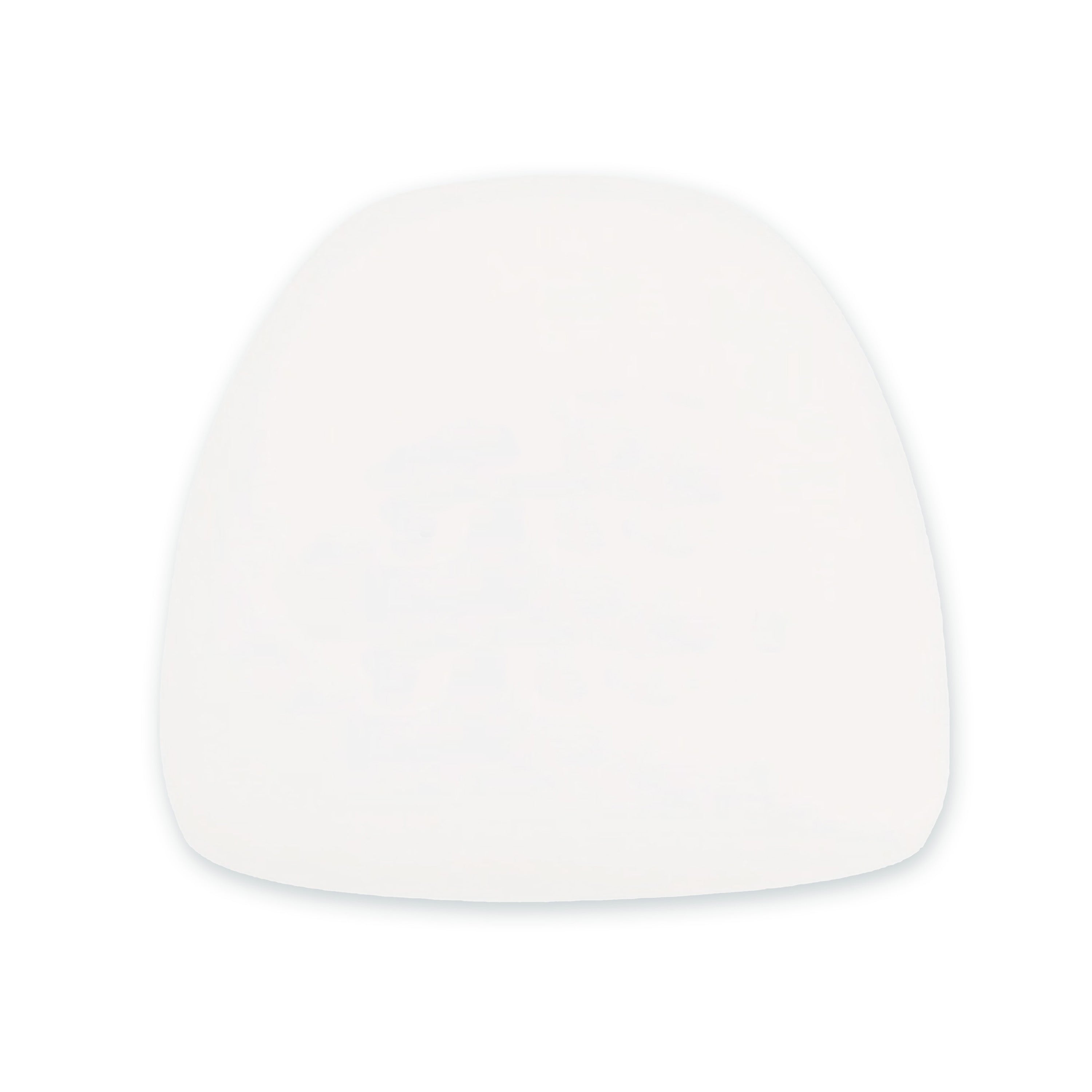 White Velvet Chair Bonnet