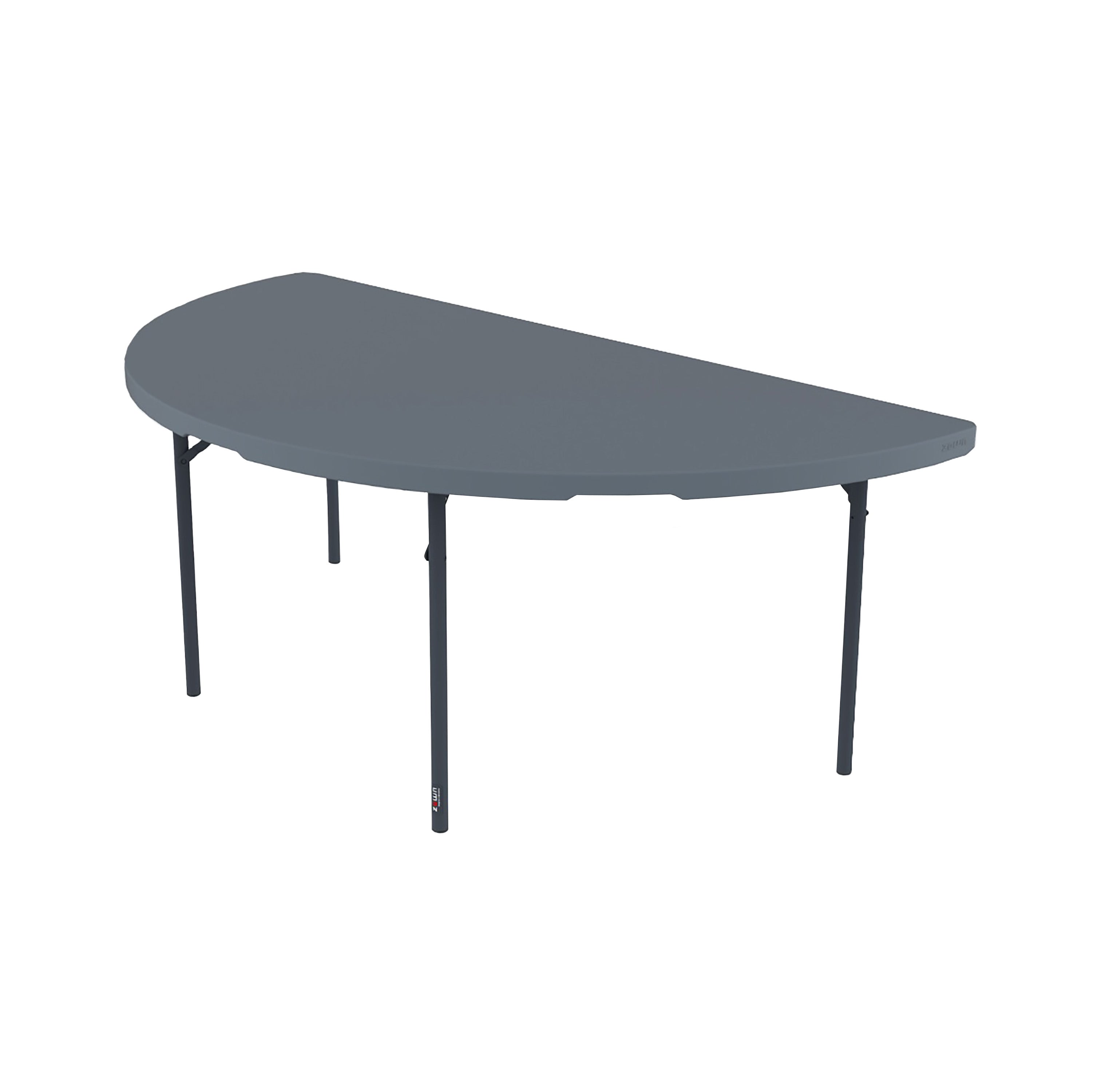 Zown Folding Table, Ovo200 (78" Half Round) NC