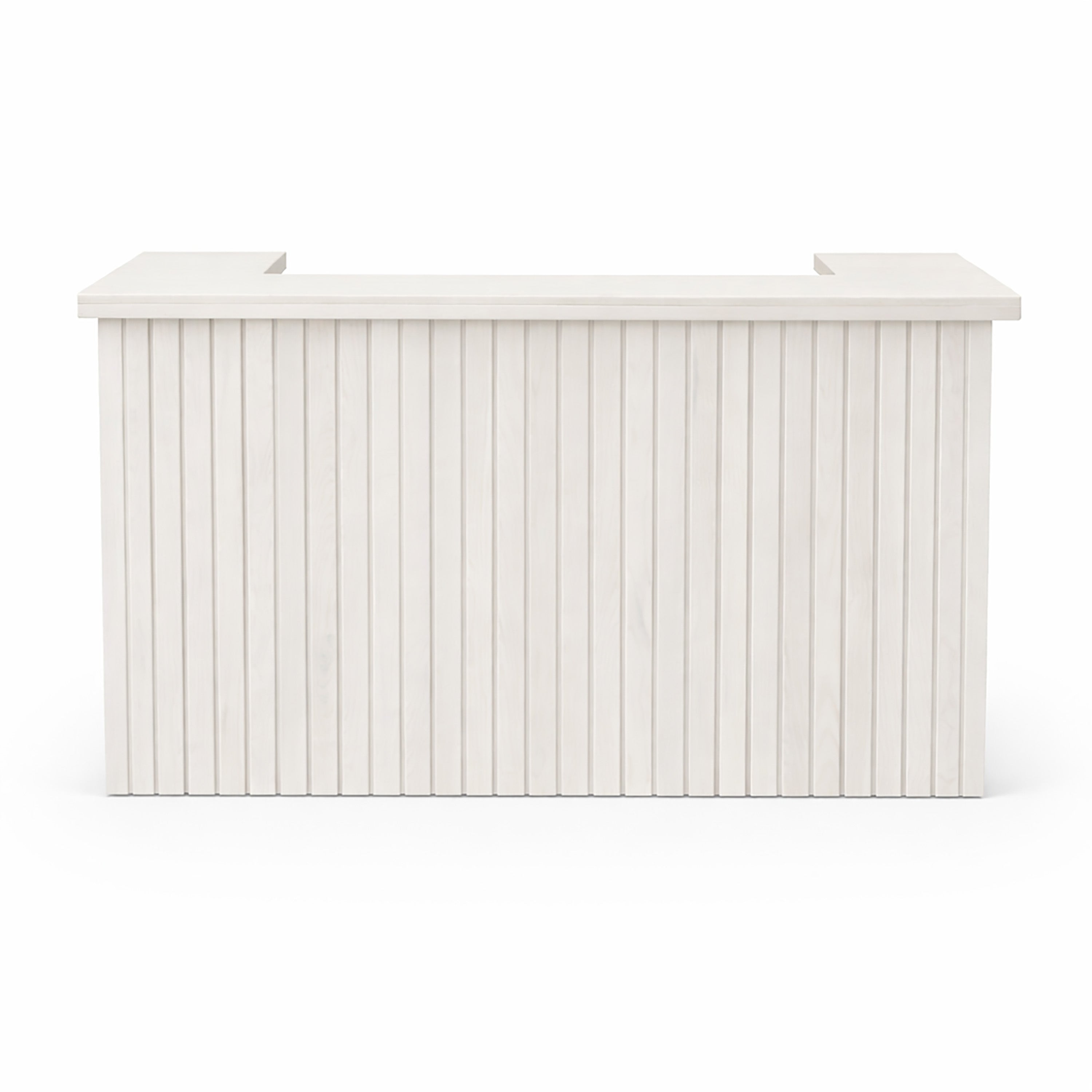 Castillo White Wood Folding Bar