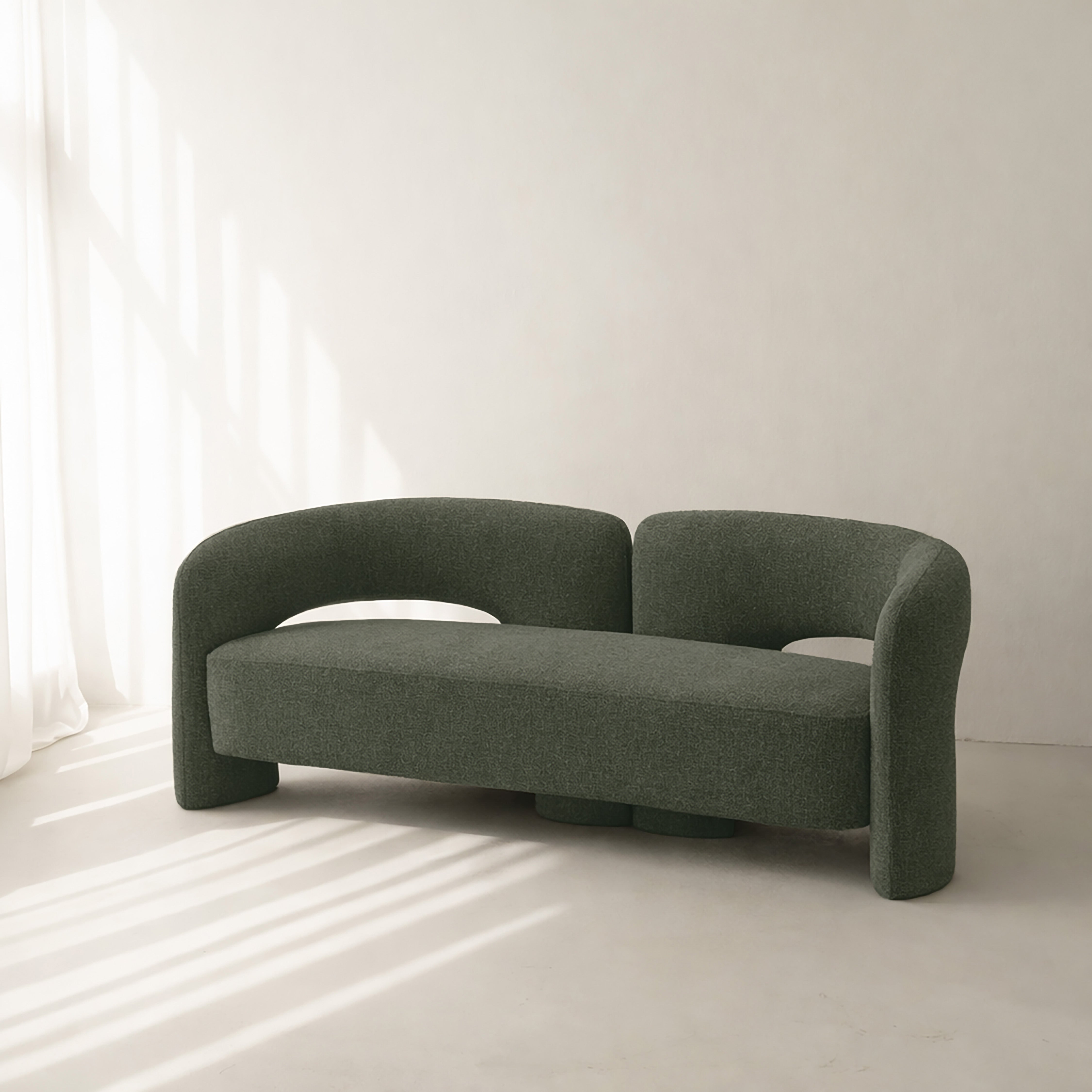 Elo, Double Green Accent Sofa