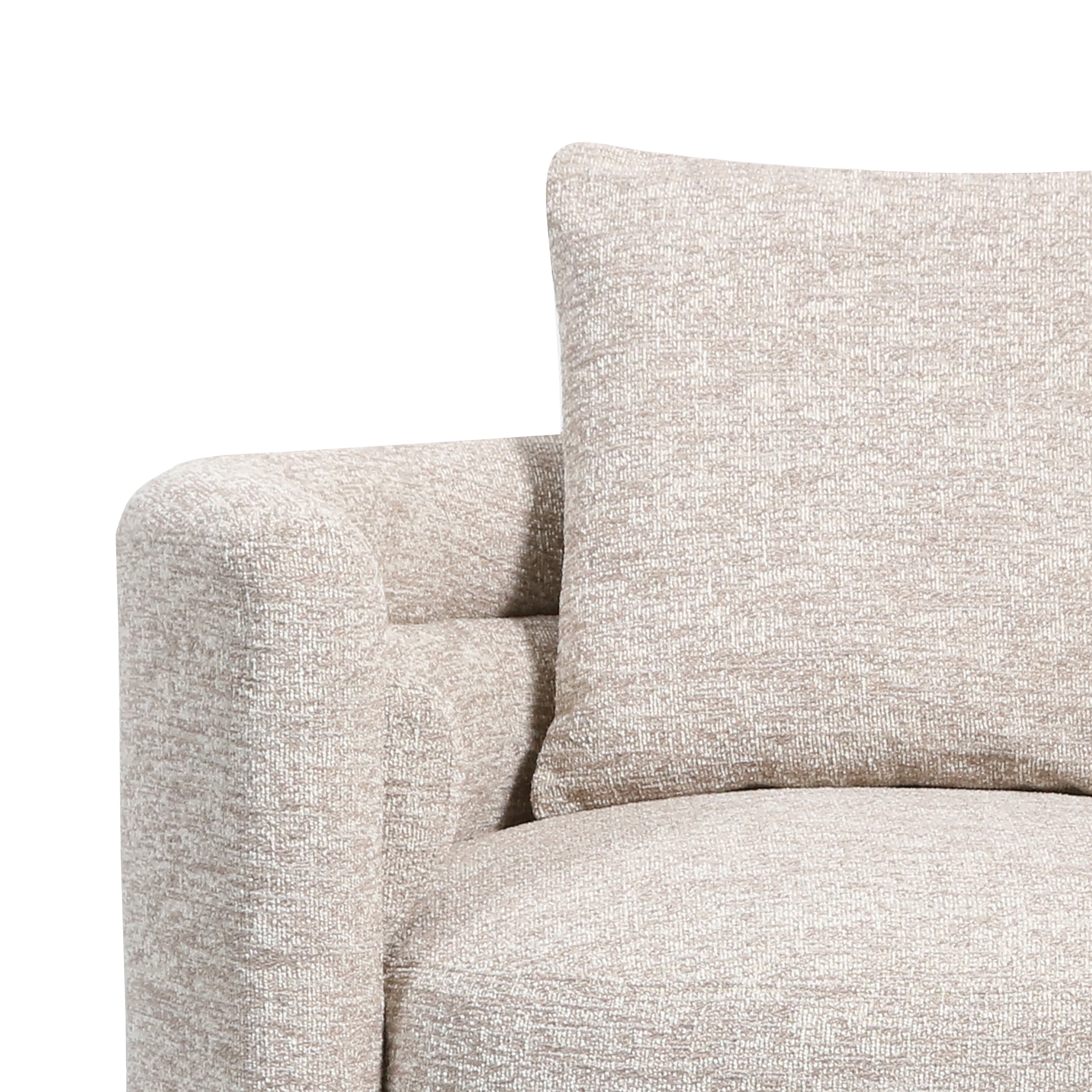 Xander Barrel Chair, White Velvet