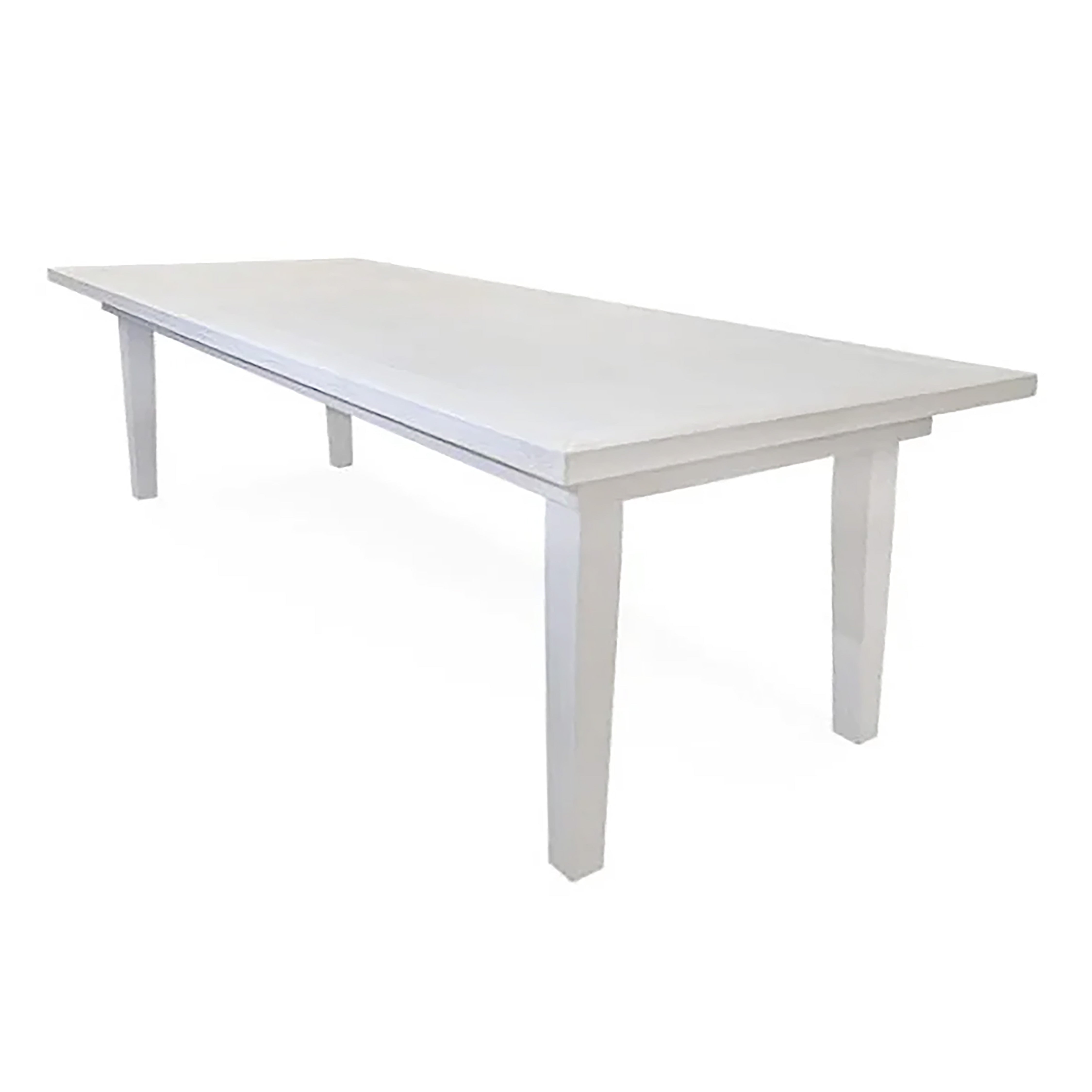 Table, 40" x 96" Farm Style Straight Leg Limewash