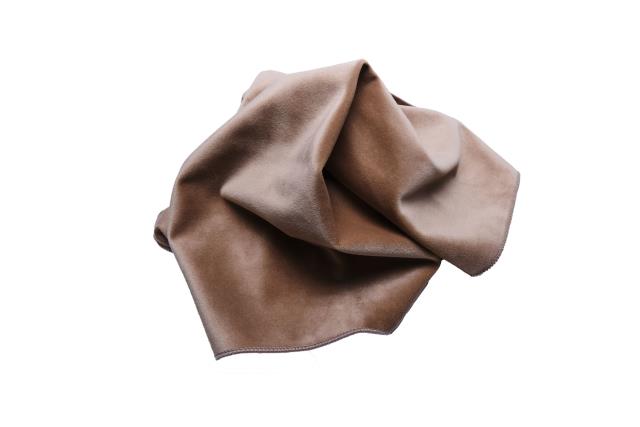 Napkin, Tan Velvet 20" x 20"