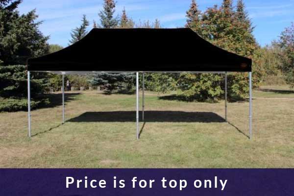 Pop up Top, 10' x 20' Black Hd - Special Event Sales