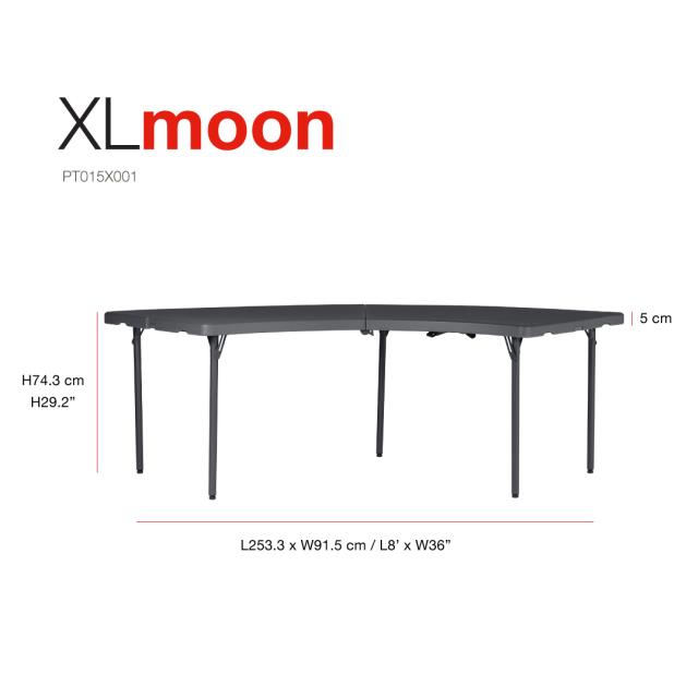 Zown Table XLmoon (30" Serpentine) NC