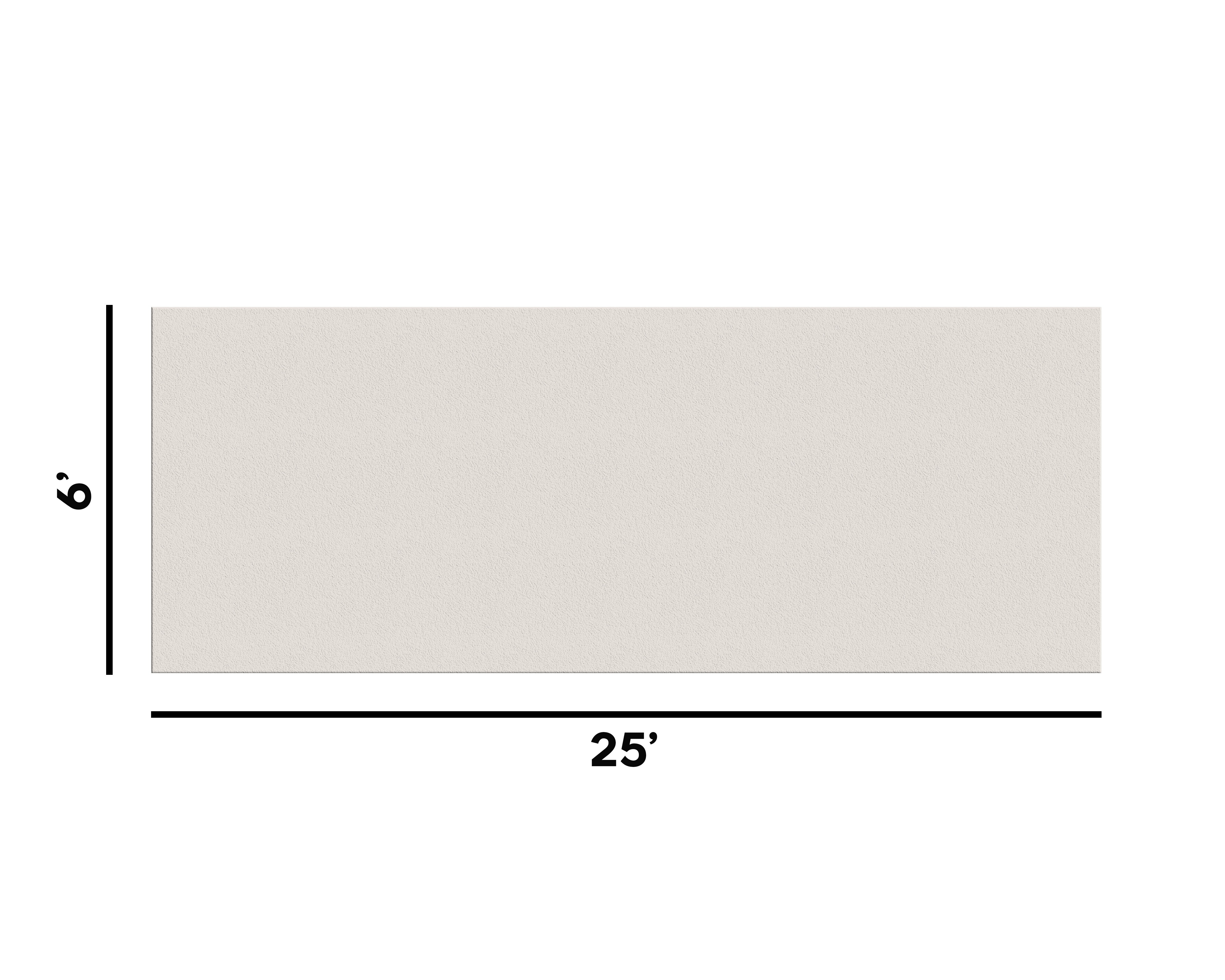 Carpet, White 6' x 25'