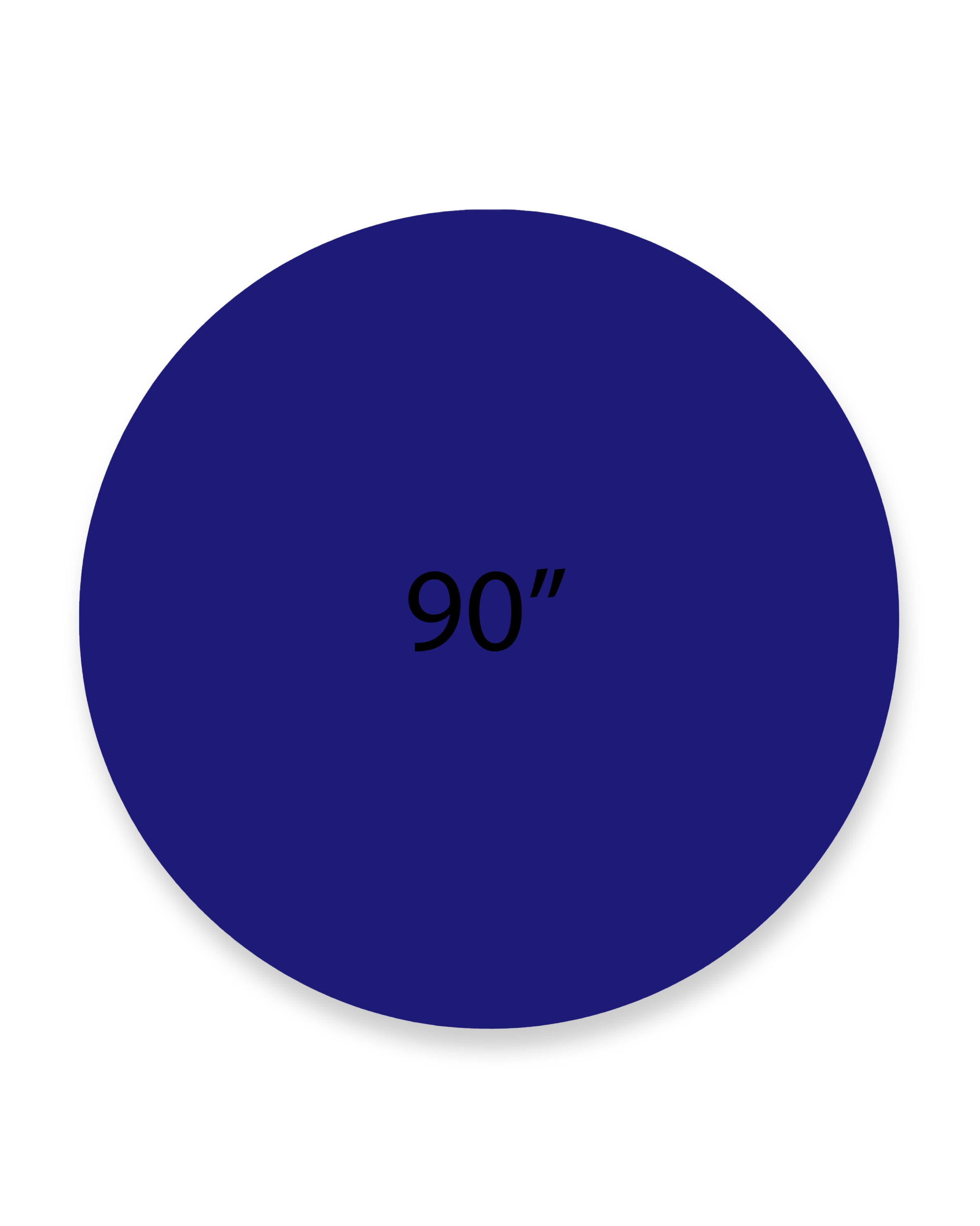 Tablecloth 90" Round Royal Blue Majestic