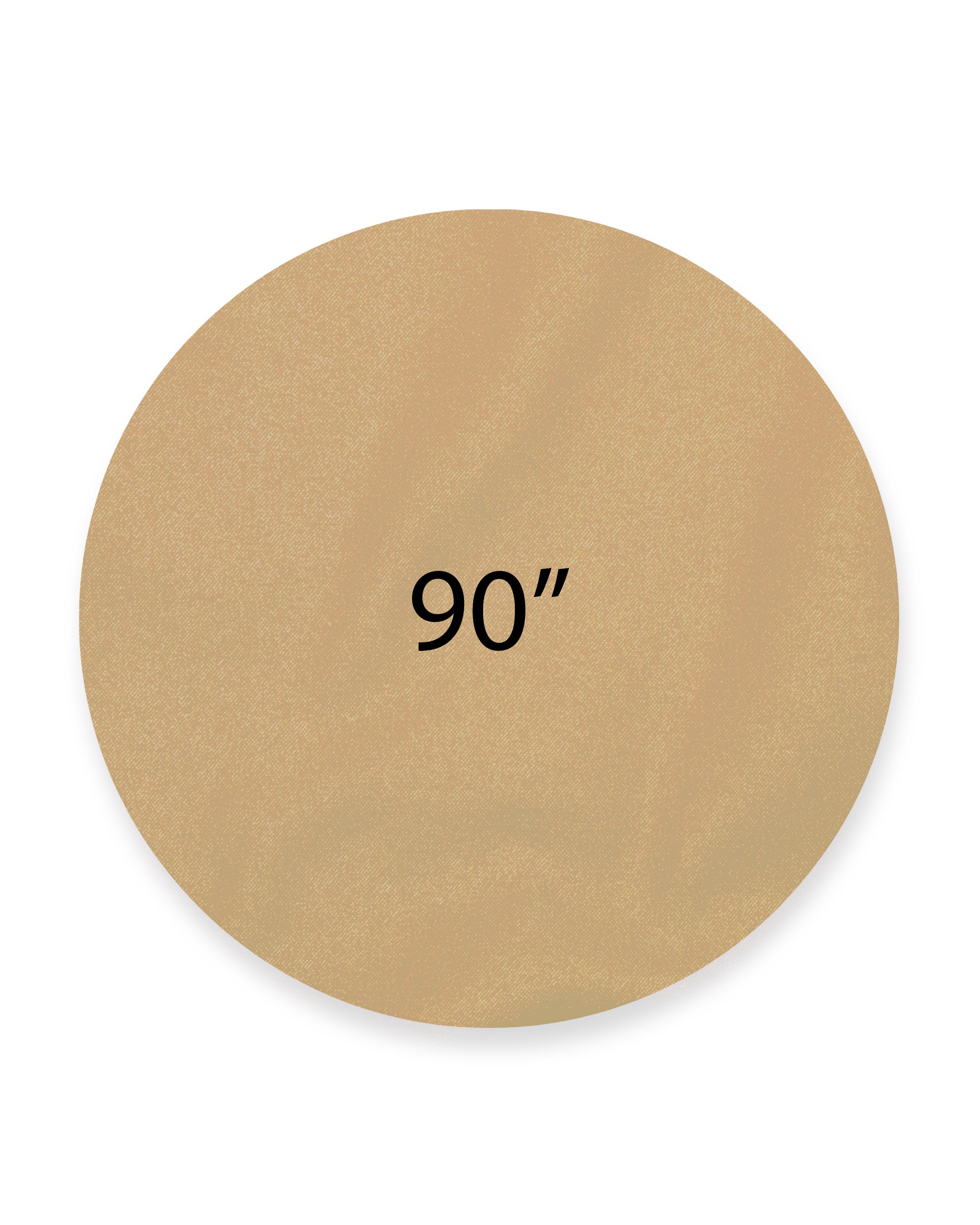 Tablecloth 90" Round Gold Majestic