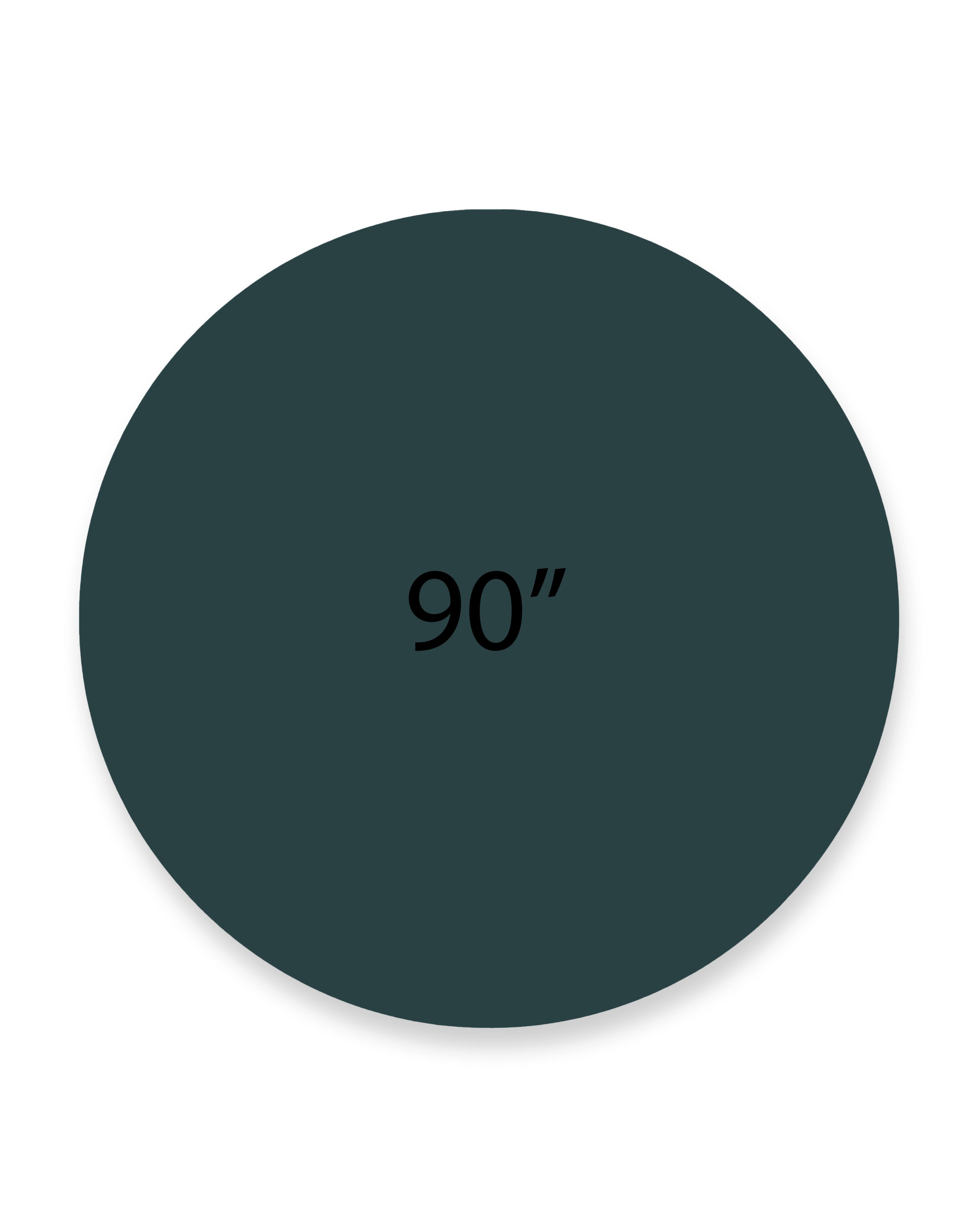 Tablecloth 90" Round Hunter Green Standard