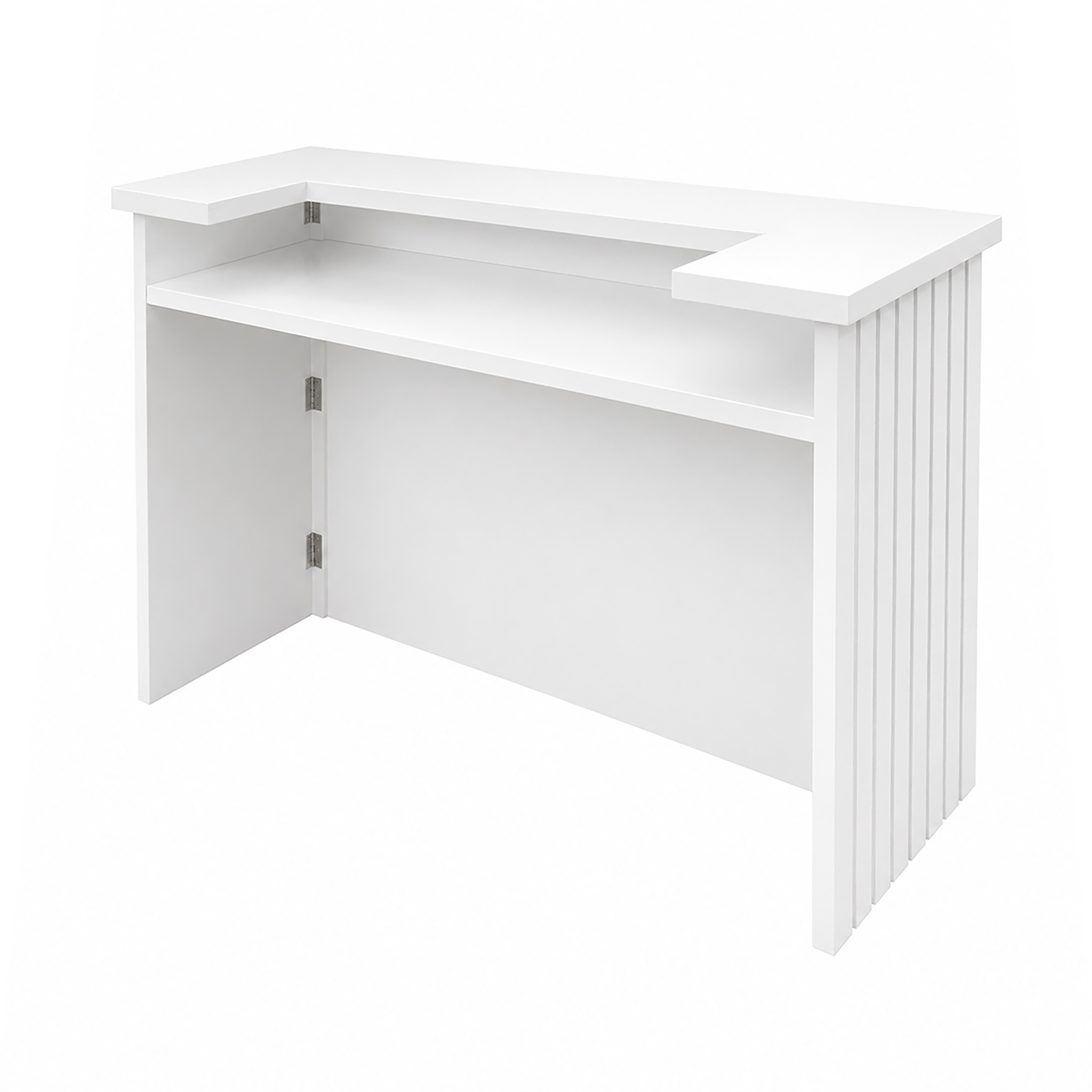 Castillo White Wood Folding Bar
