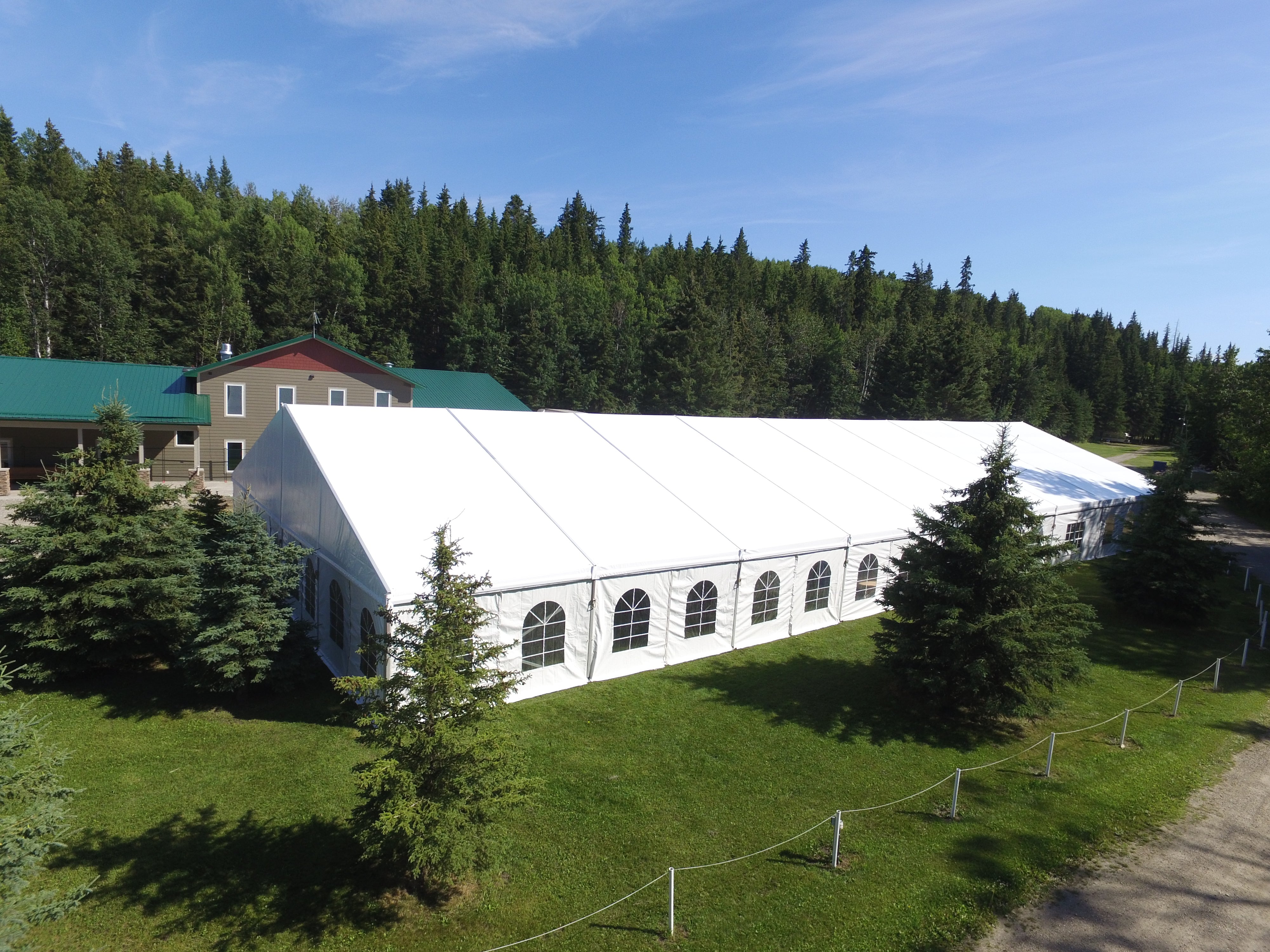 Clearspan Tent 18M X 45M French Window Tents - Clearspan