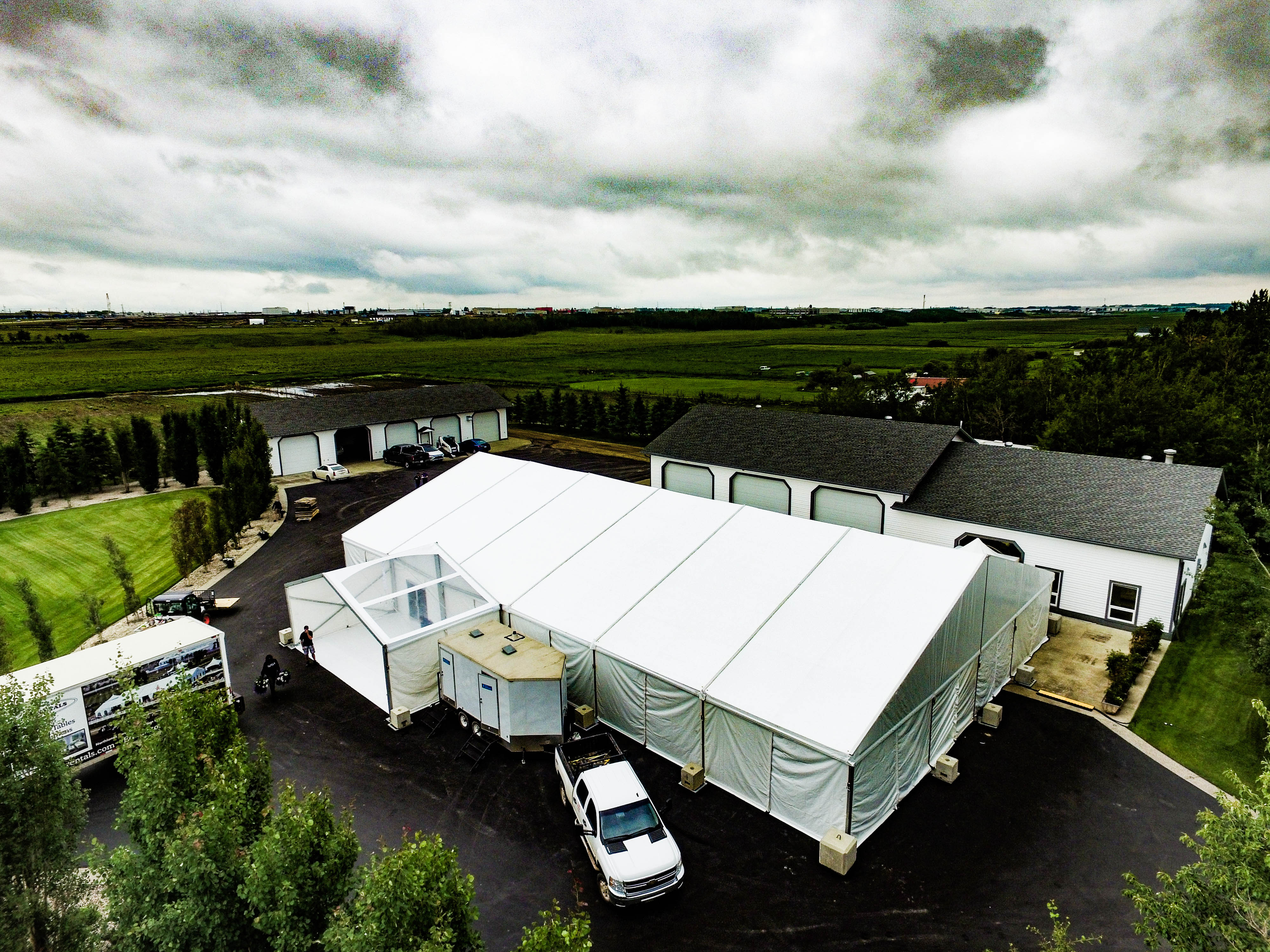 Clearspan Tent 18M X 30M Plain Wall Tents - Clearspan