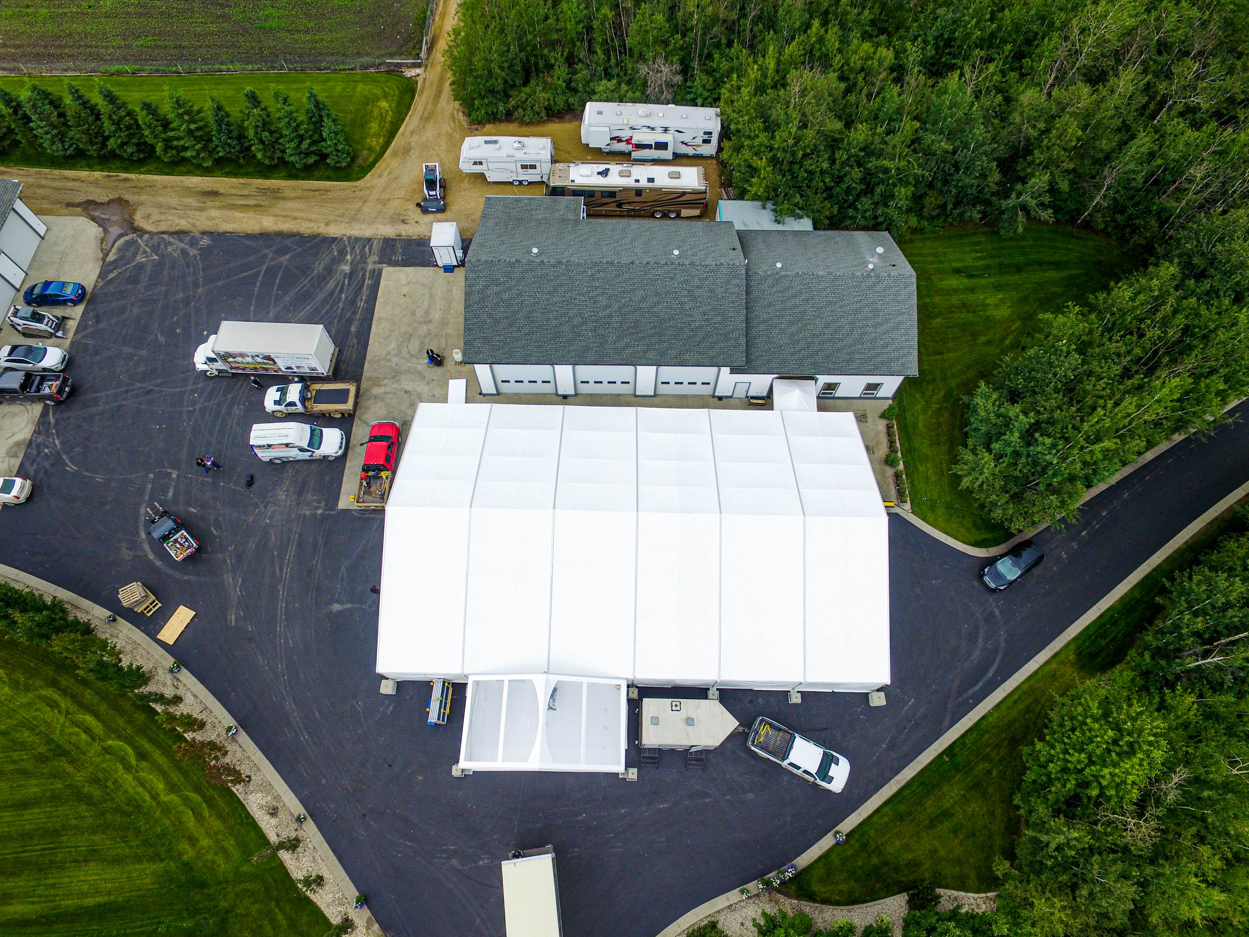 Clearspan Tent 18M X 30M Plain Wall Tents - Clearspan