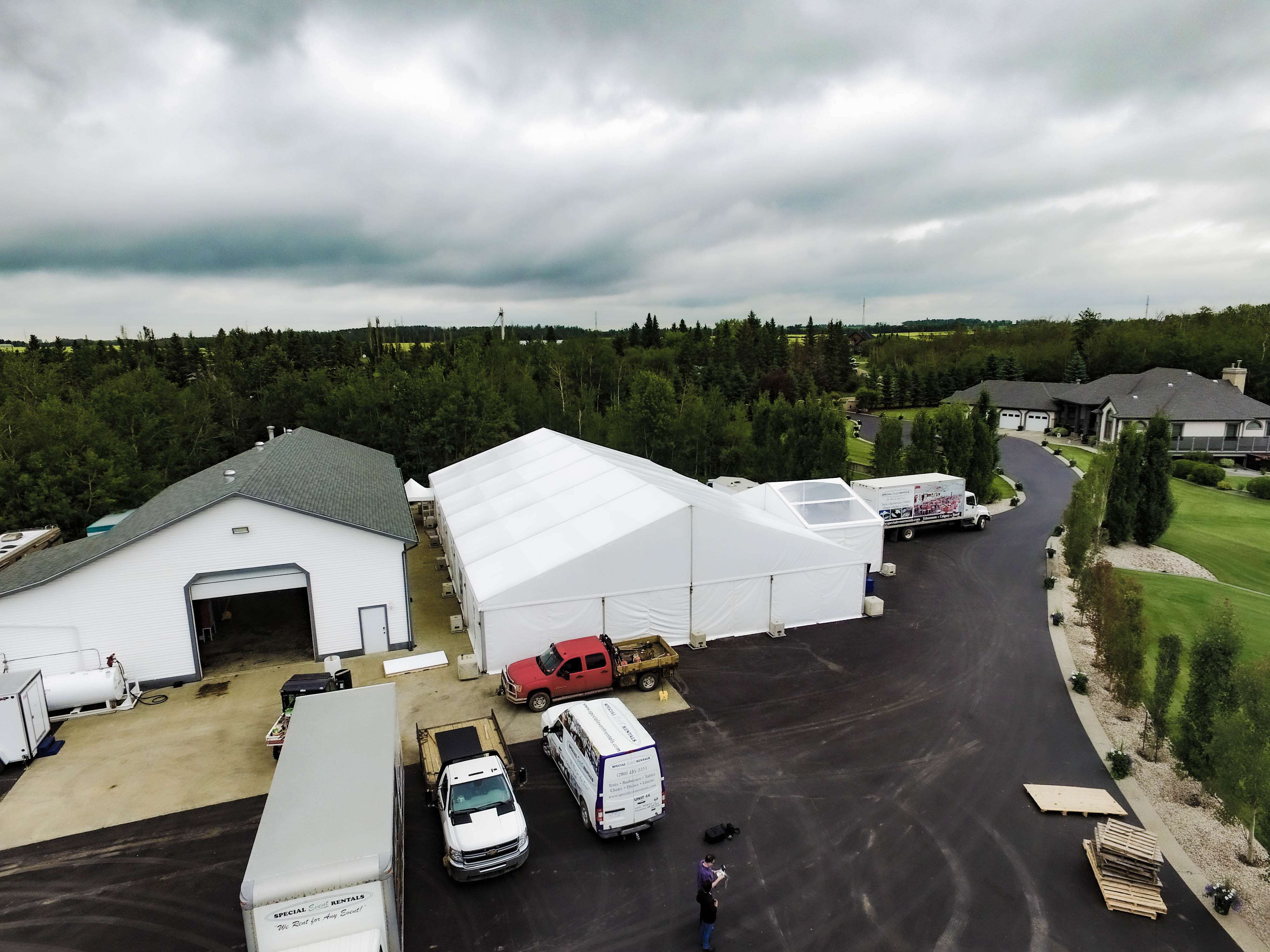 Clearspan Tent 18M X 30M Plain Wall Tents - Clearspan