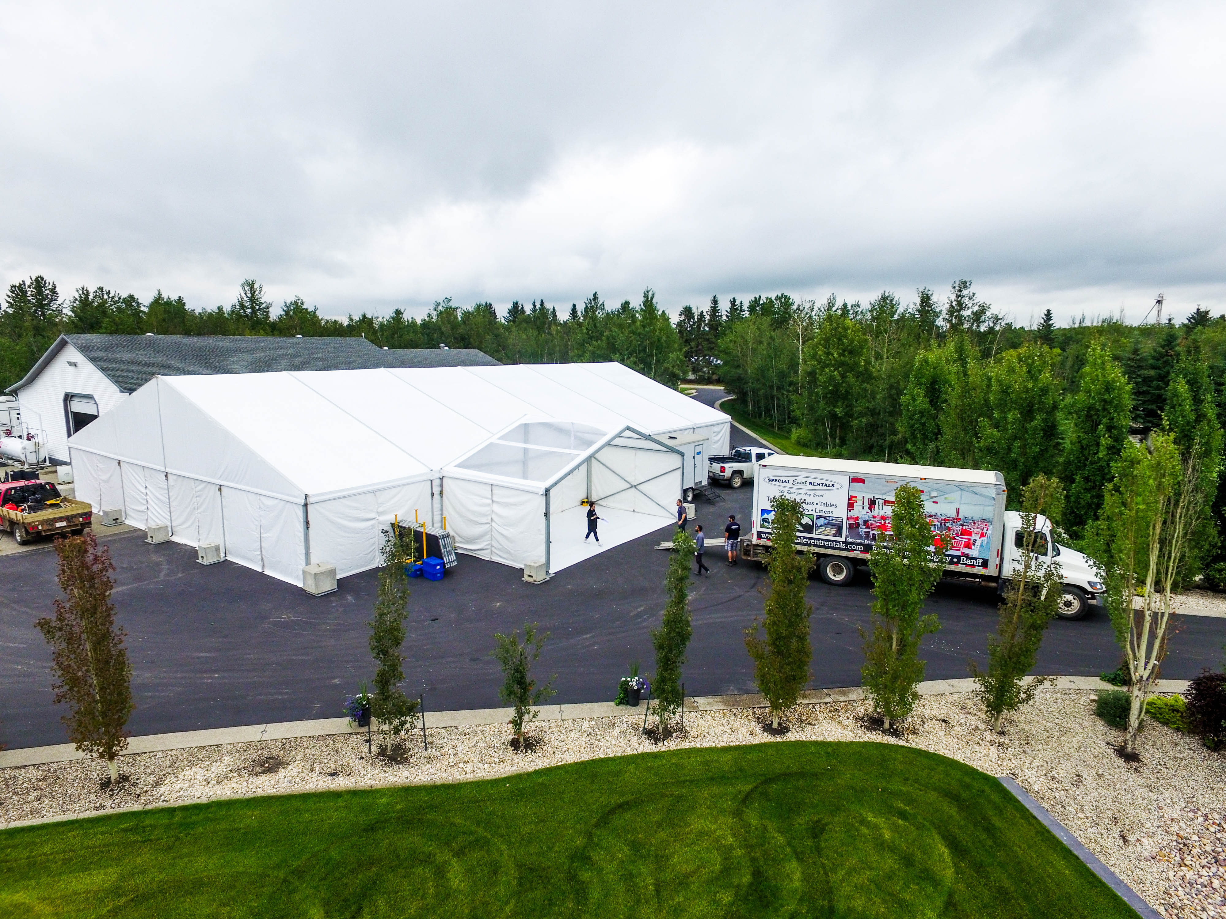 Clearspan Tent 18M X 30M Plain Wall Tents - Clearspan