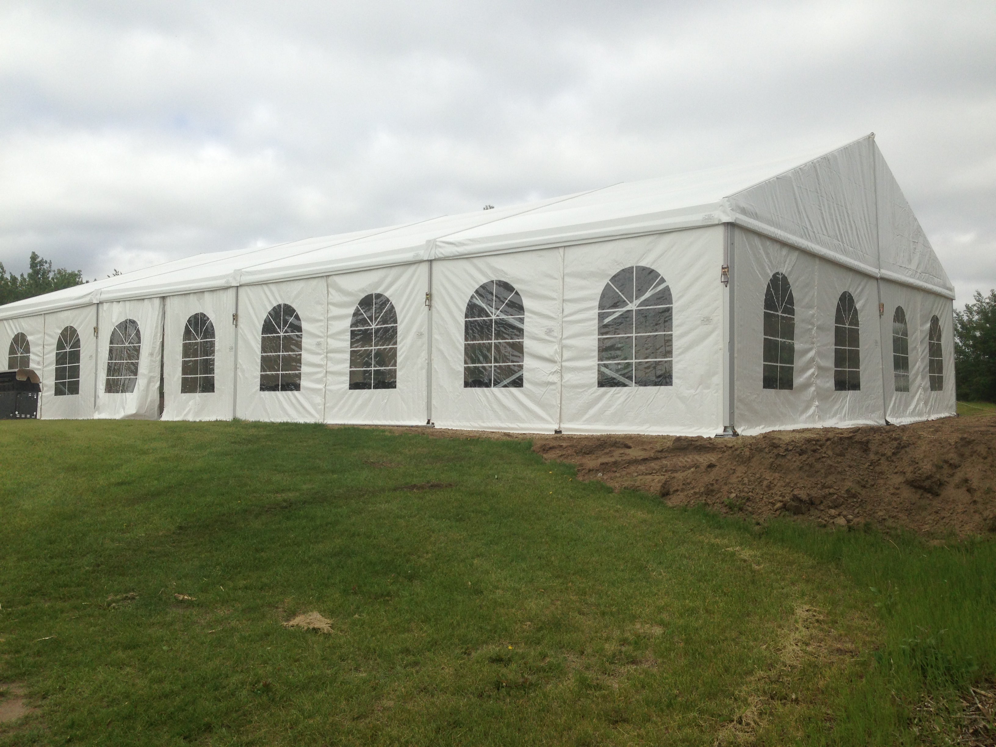 Clearspan Tent 12M X 20M French Windows Tents - Clearspan