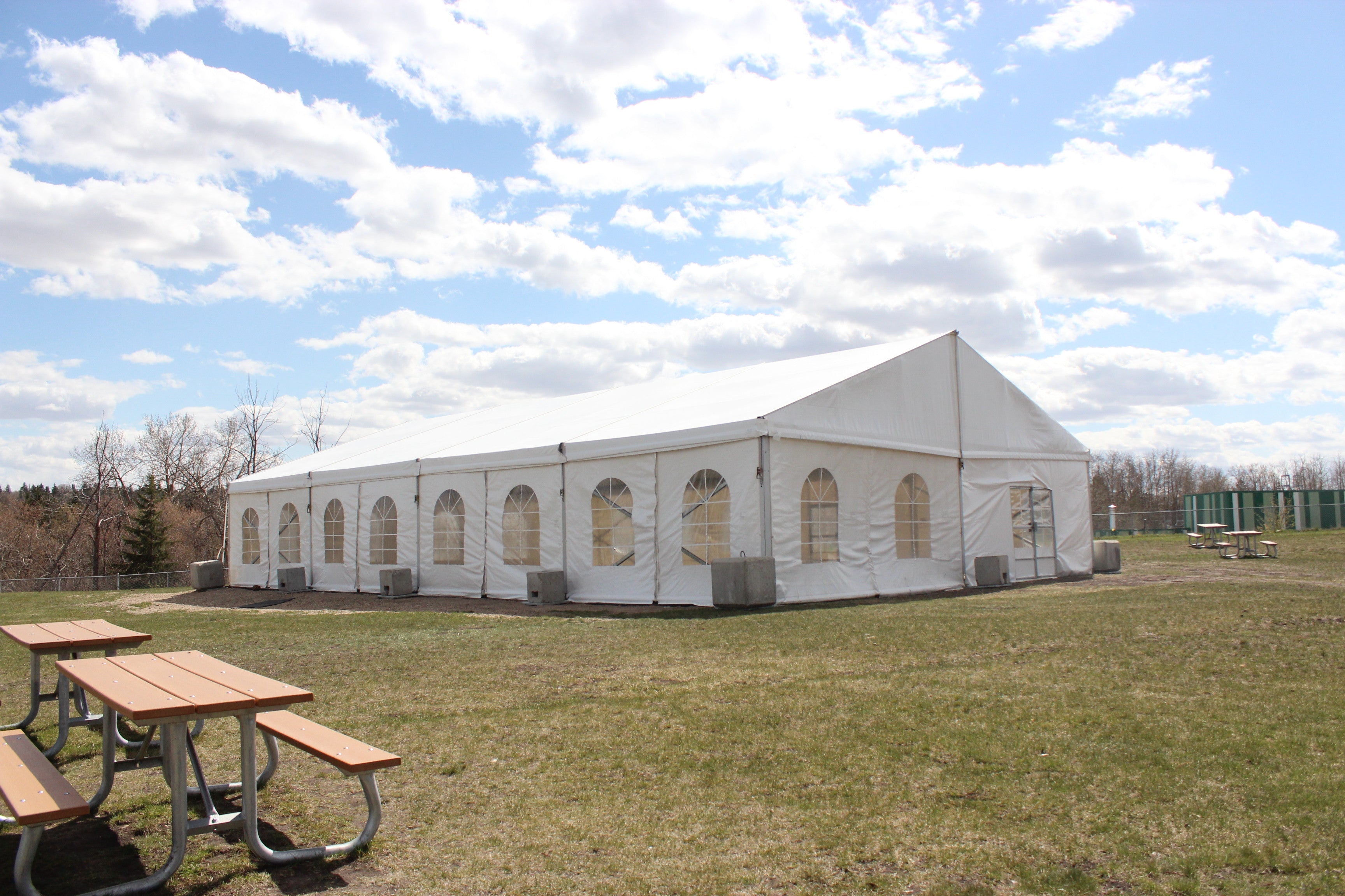 Clearspan Tent 12M X 20M French Windows Tents - Clearspan