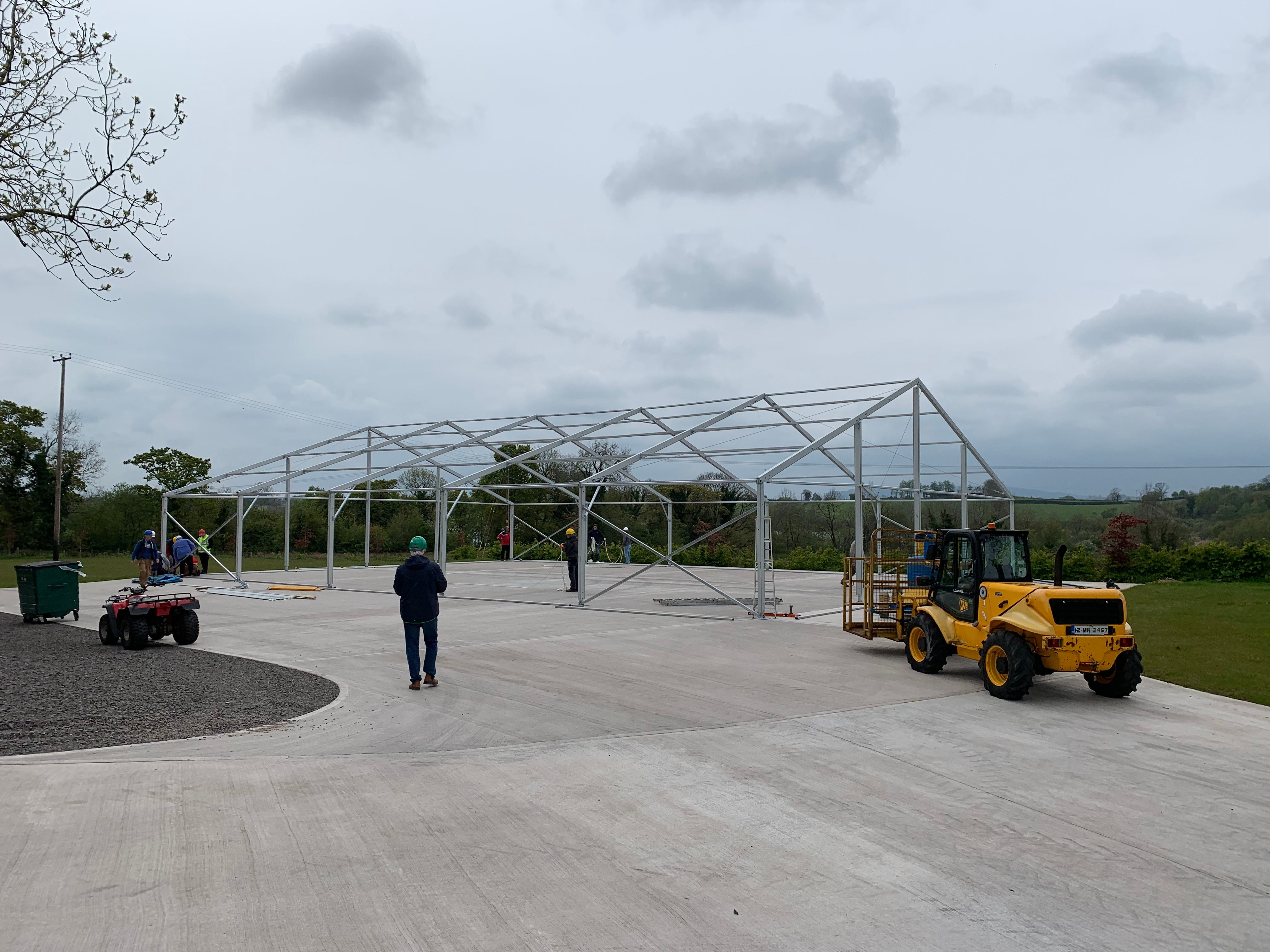 Clearspan Tent 18M X 25M Plain Wall Tents - Clearspan