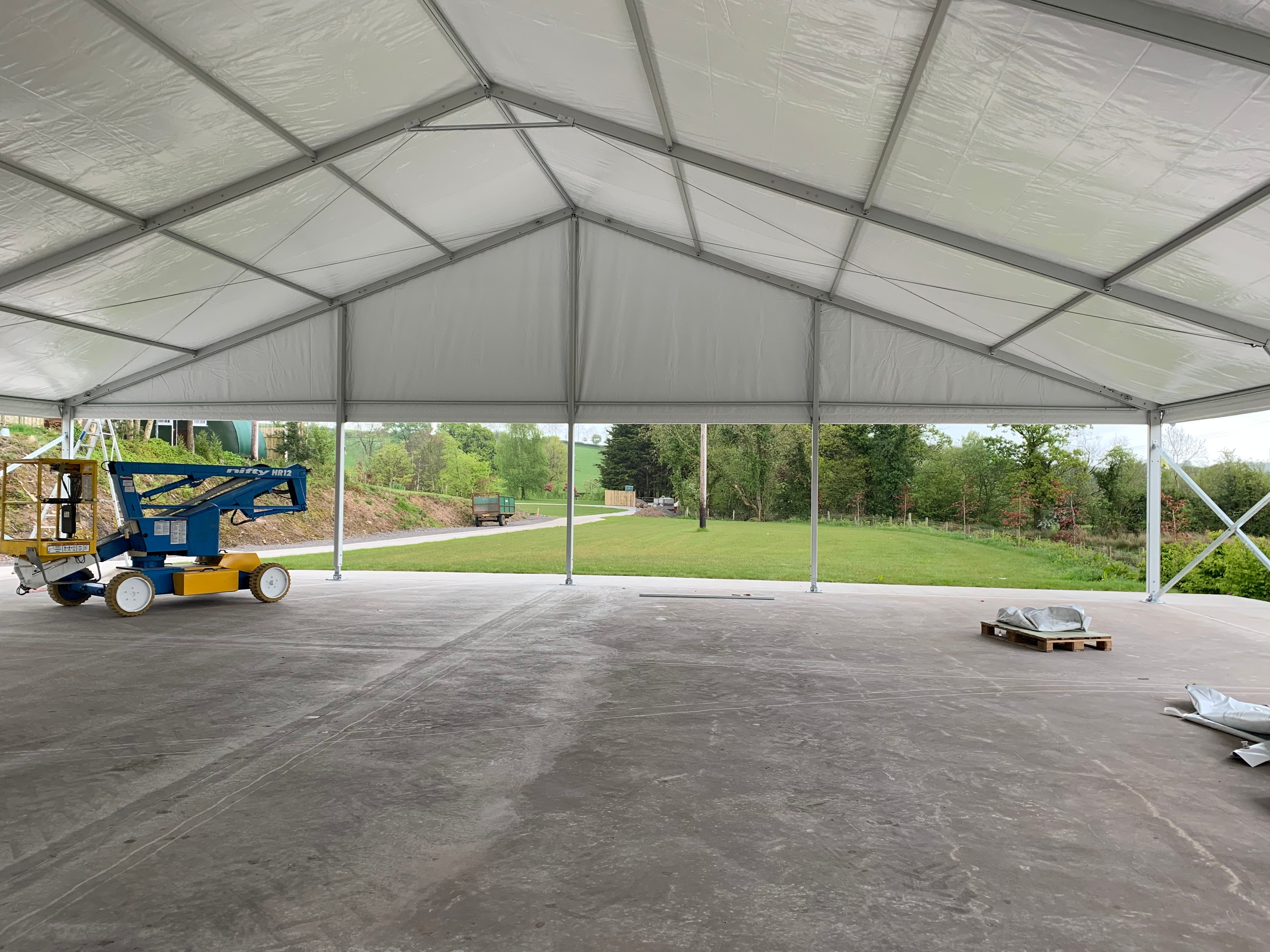 Clearspan Tent 18M X 25M Plain Wall Tents - Clearspan