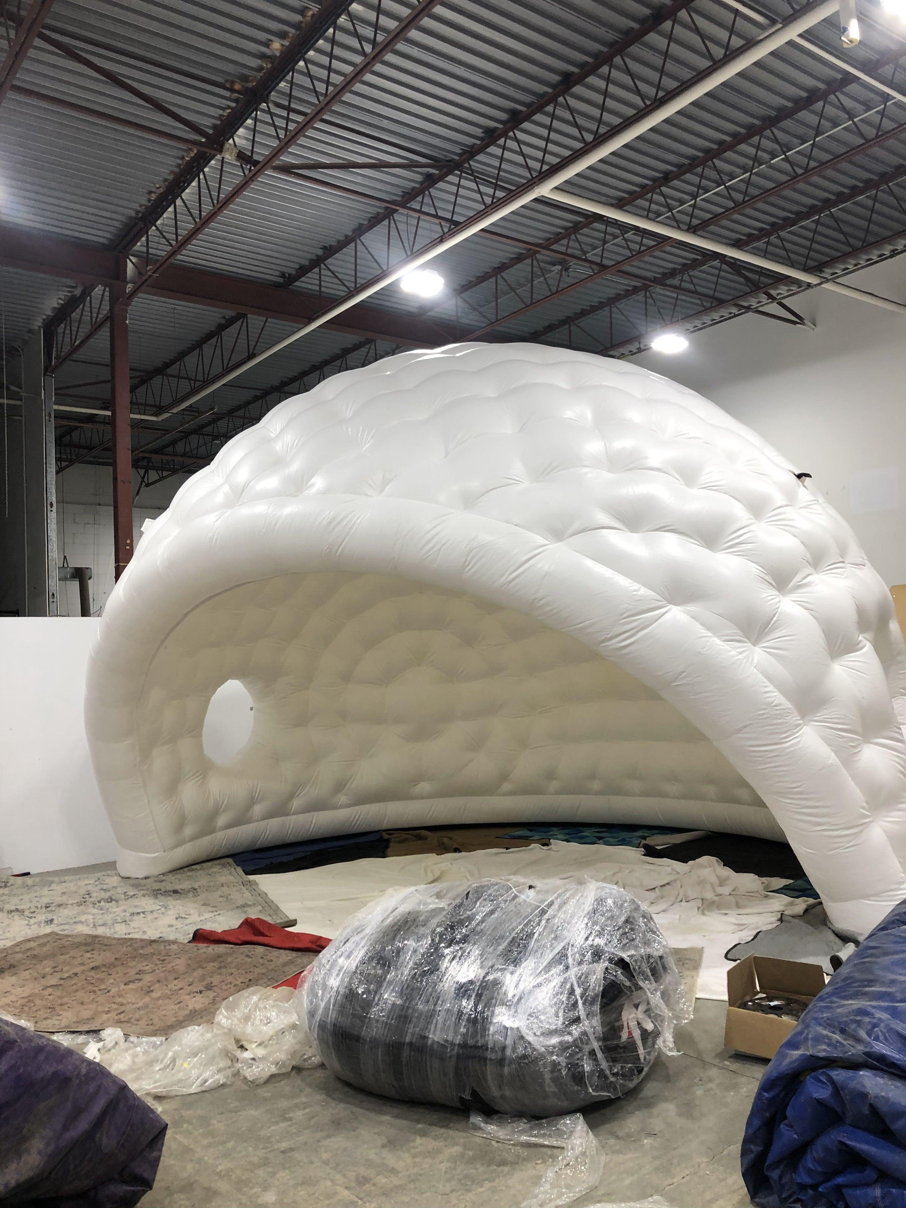 Inflatable Stage Cover Dome Tent, 6m Igloo - Special Event Sales