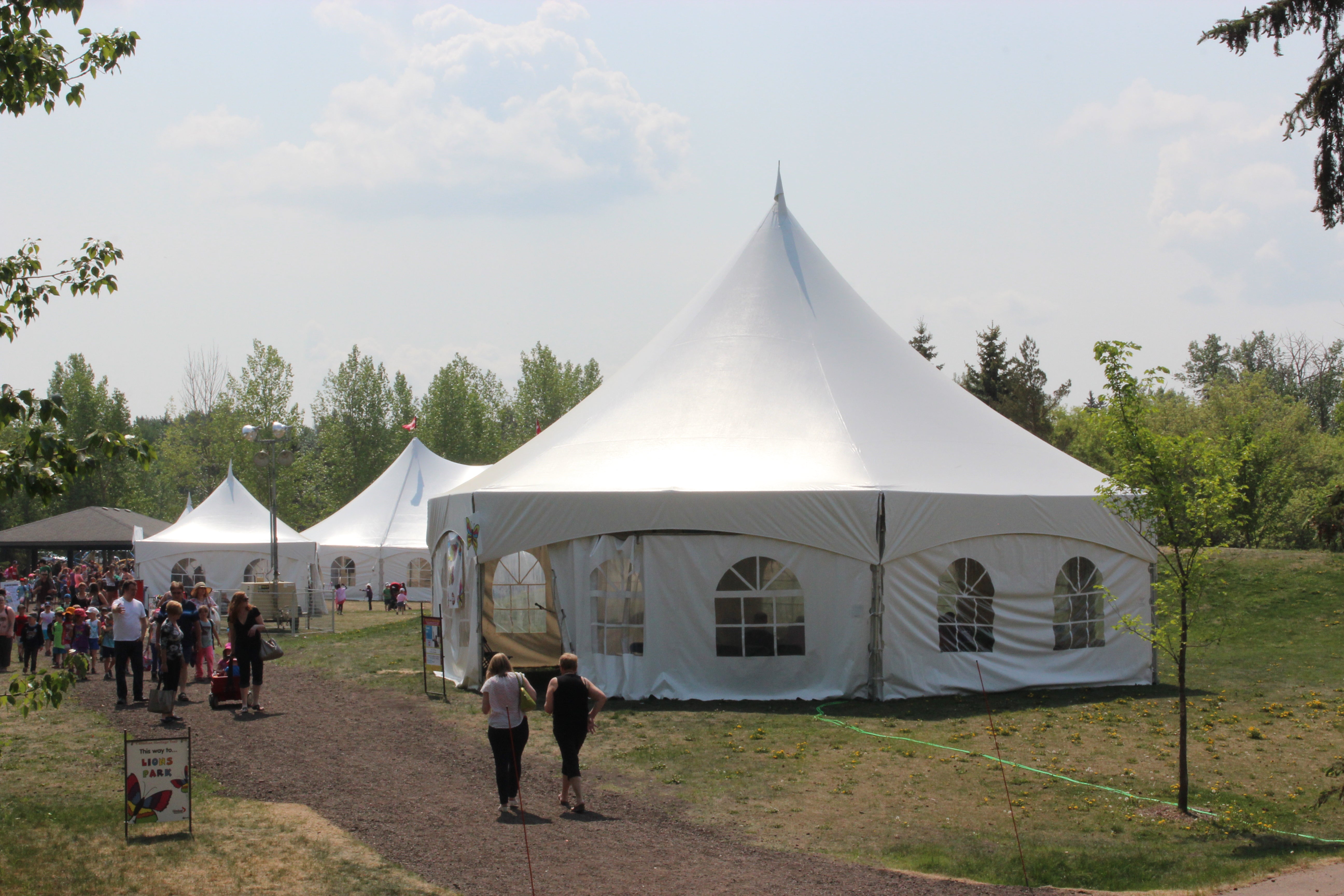 Marquee Tent Hexagon 34’ x 40’ Tents - Marquee Deluxe