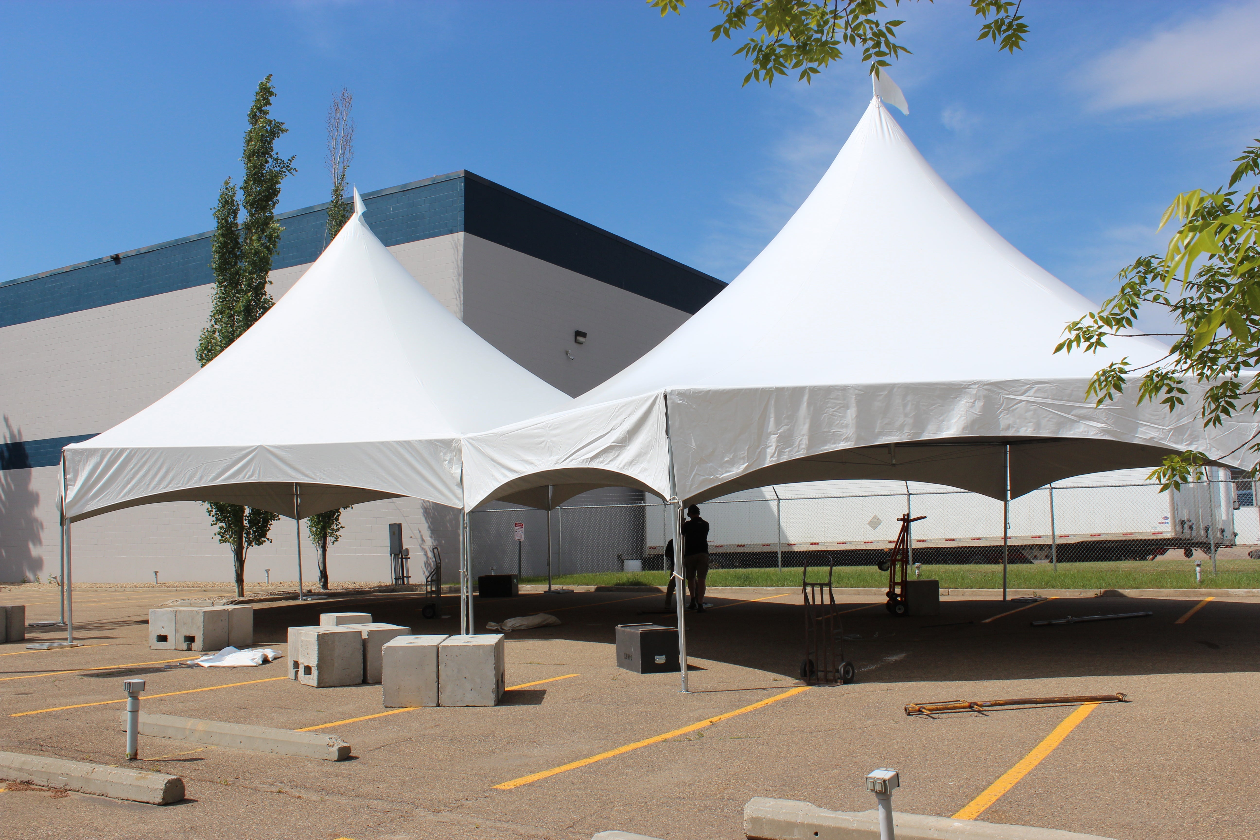 Marquee Tent Hexagon 34’ x 40’ Tents - Marquee Deluxe